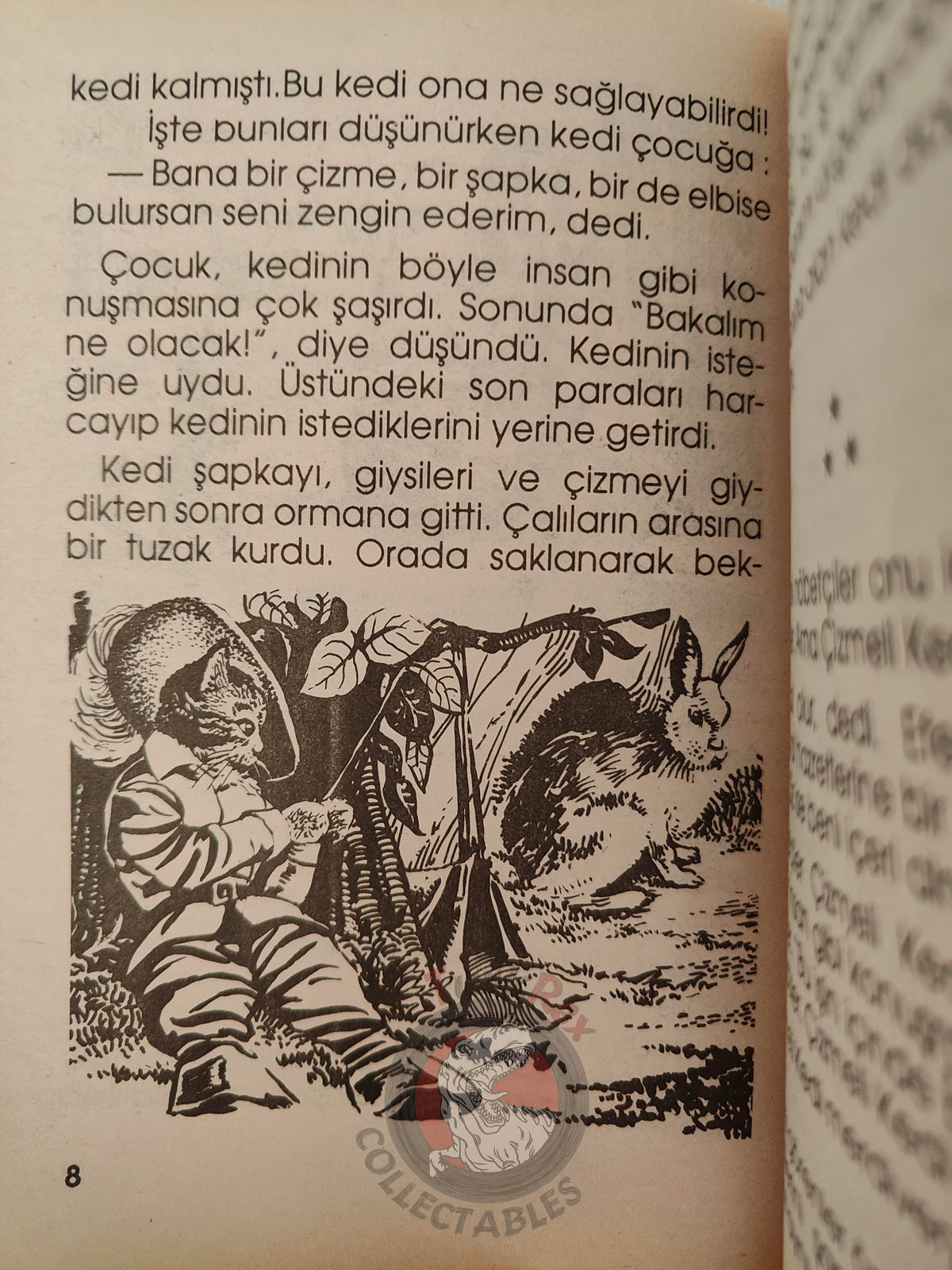 Puss in Boots – Grimm Brothers 1992 Turkish Book Turkey Illustrated