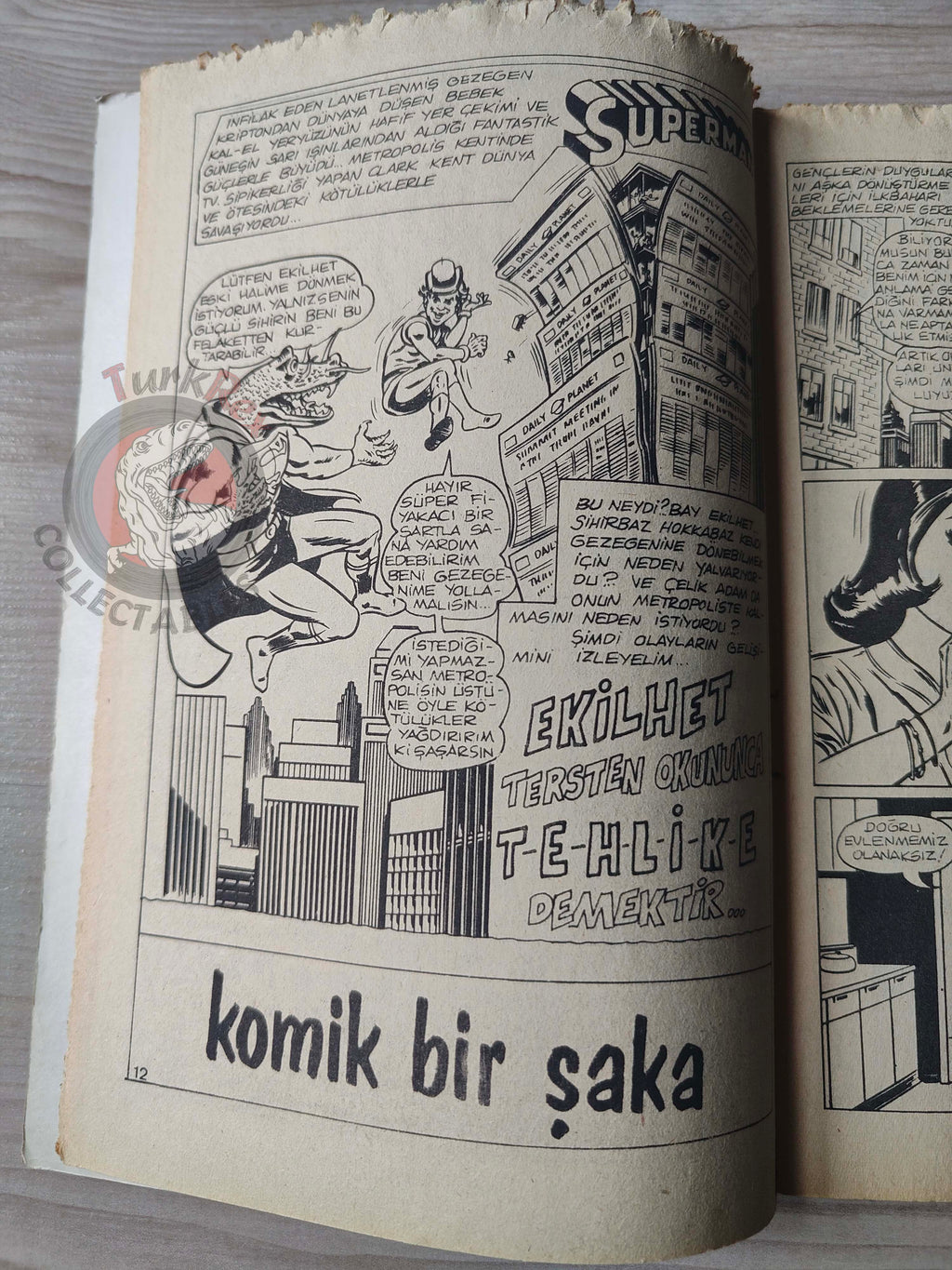 Superman #24 1980 Turkish Comic Turkey #334 #335 #336