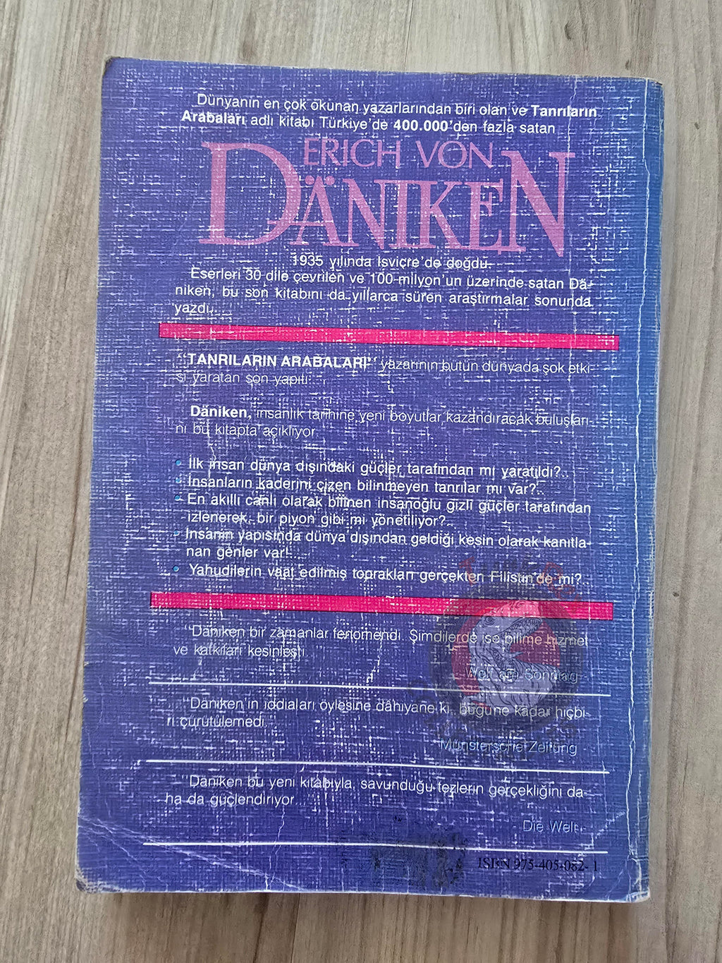 Erich von Däniken –  The Gods and Their Grandchildren 1989 Turkish Book Turkey Ufology