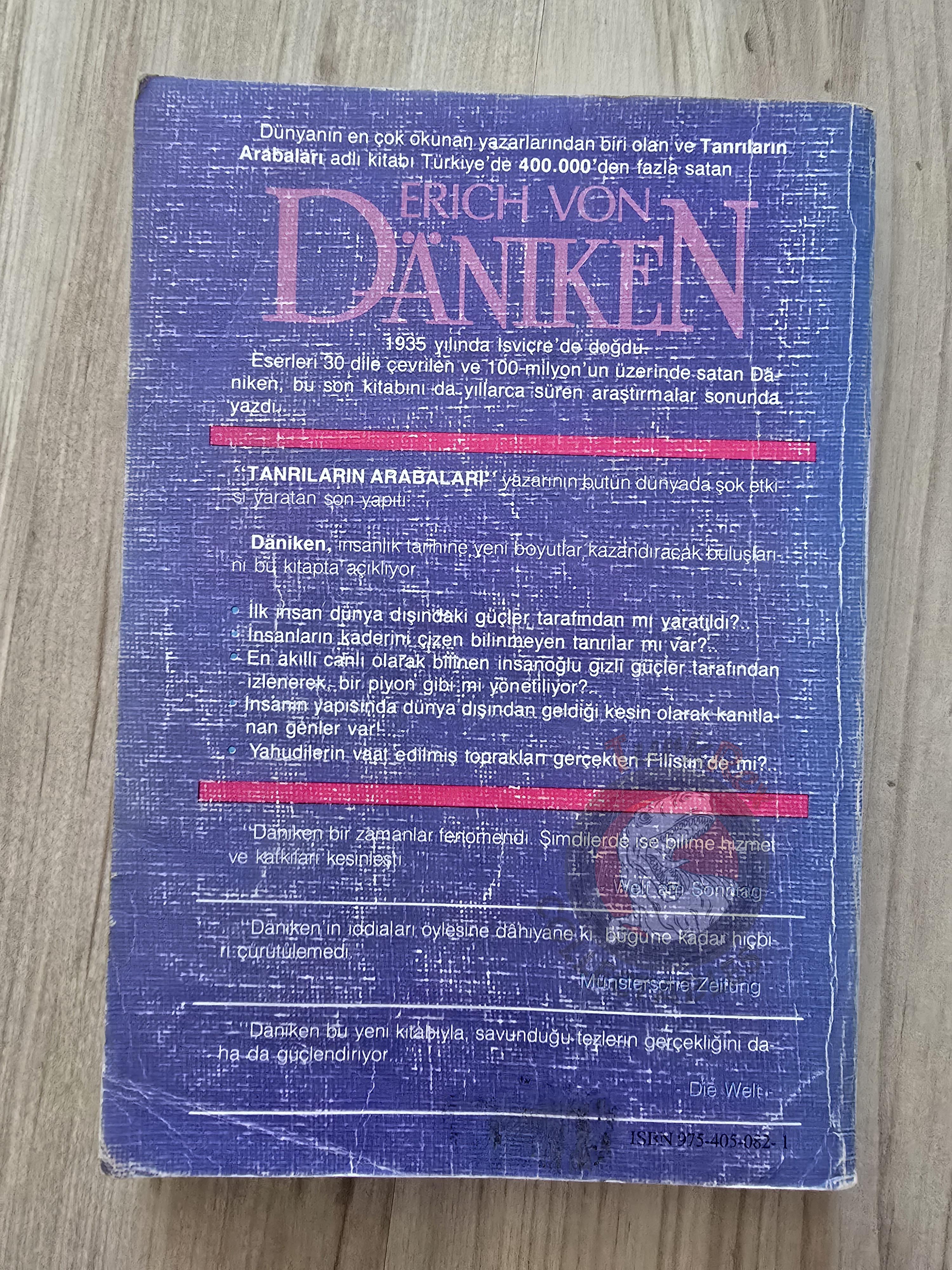 Erich von Däniken –  The Gods and Their Grandchildren 1989 Turkish Book Turkey Ufology