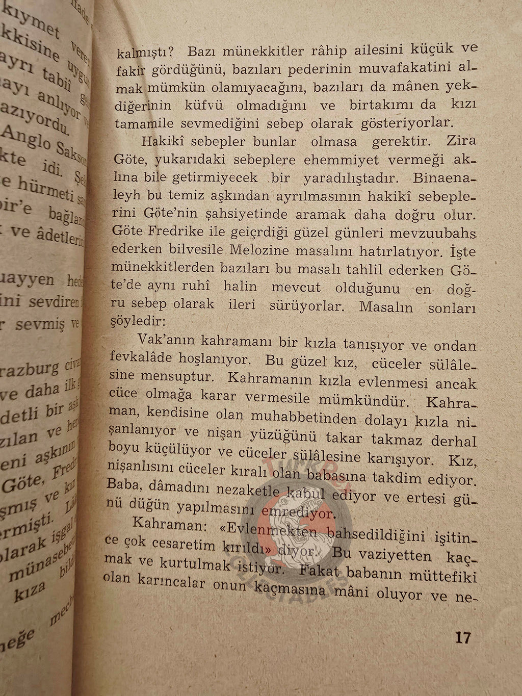 Johann Wolfgang von Goethe and Faust 1940 Turkish Book Turkey