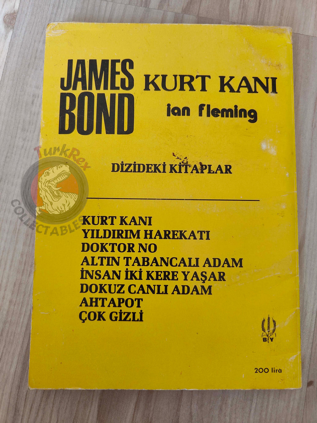 James Bond - On Her Majesty's Secret Service 1983 Turkish Book Turkey Ian Fleming