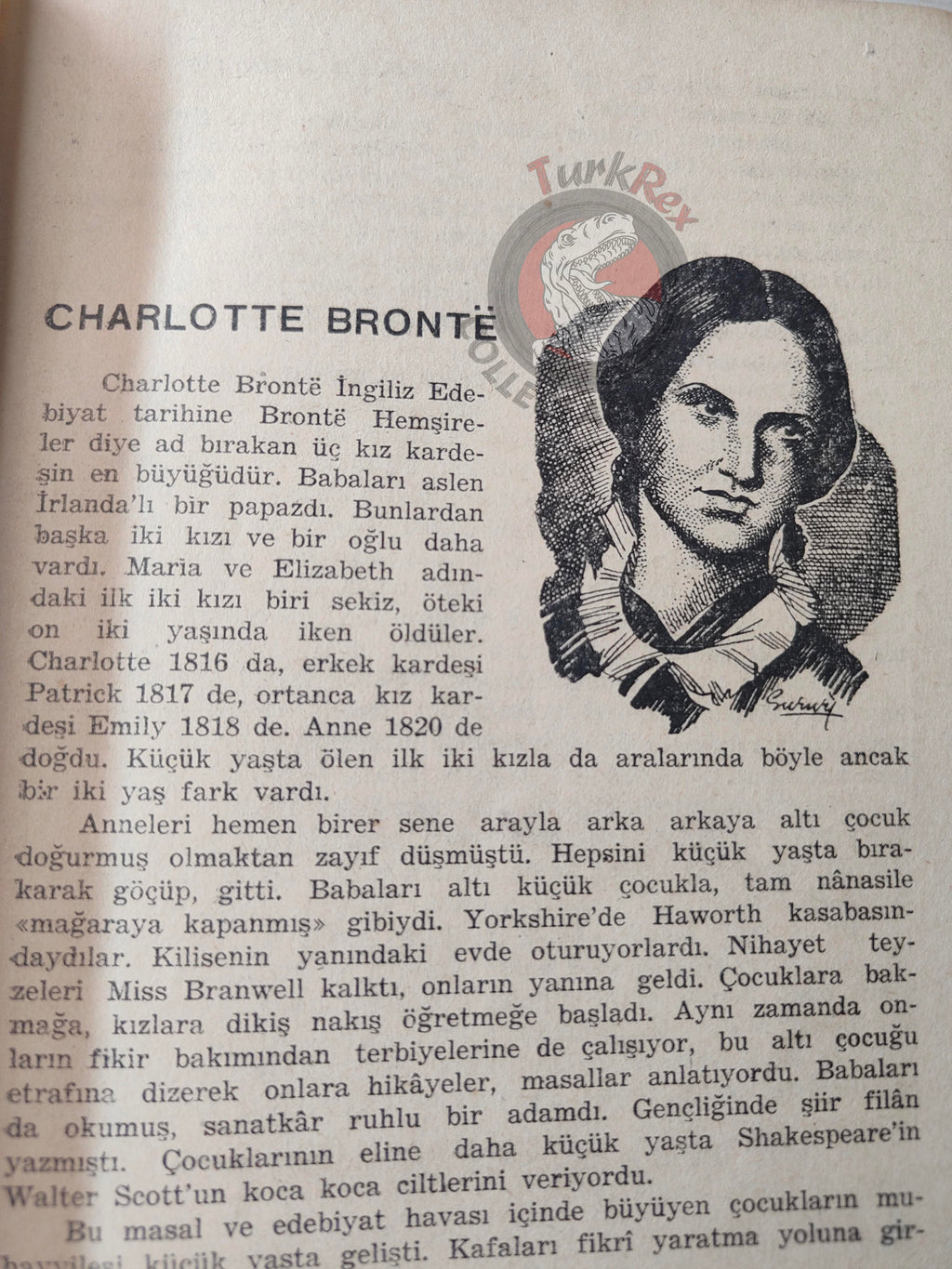 Charlotte Brontë – Jane Eyre 1946 Turkish Book Turkey