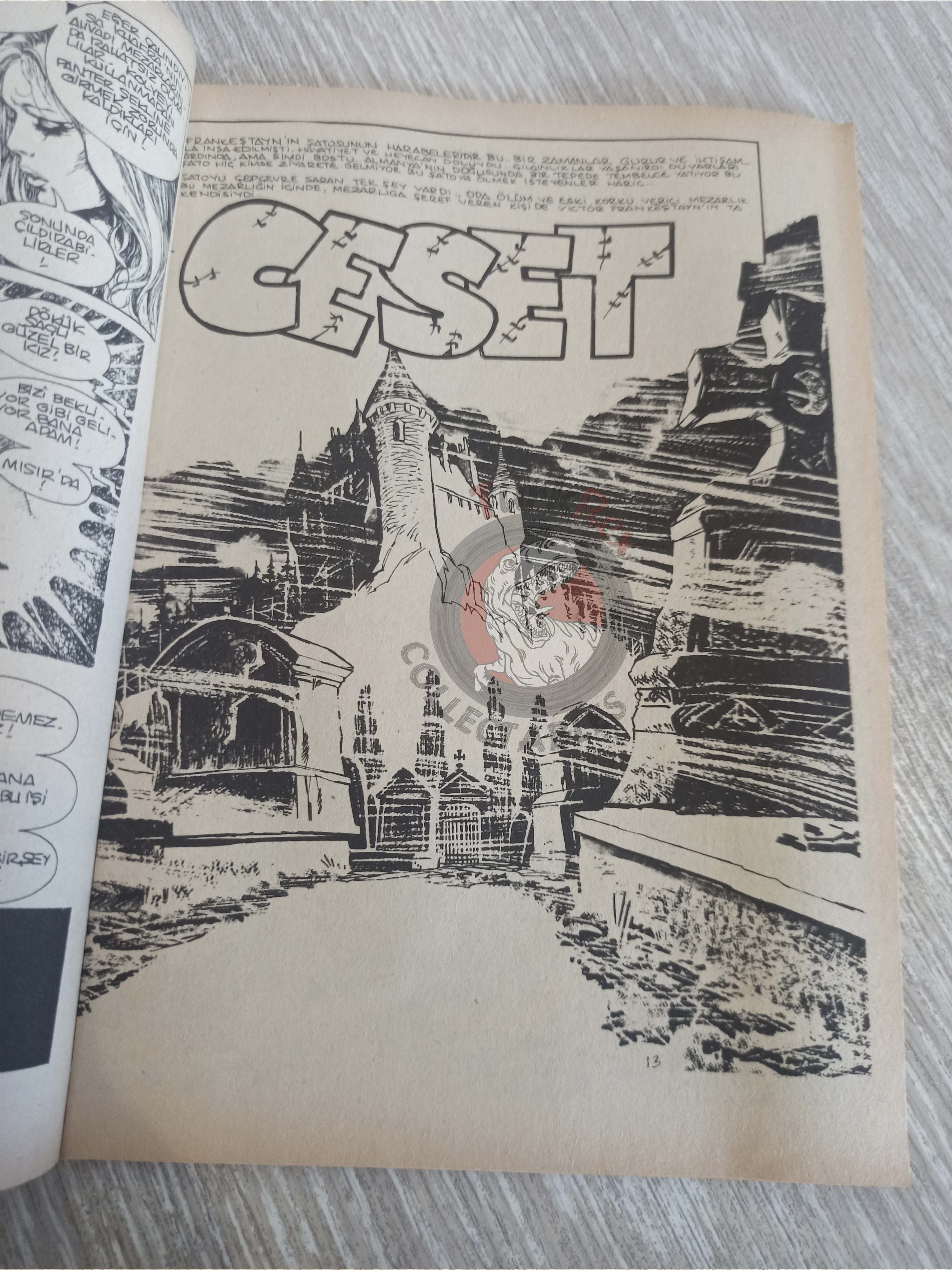 Vampirella #15 1977 Turkish Comic Turkey Warren Publishing cover Vampiress Carmilla #50 Morbius