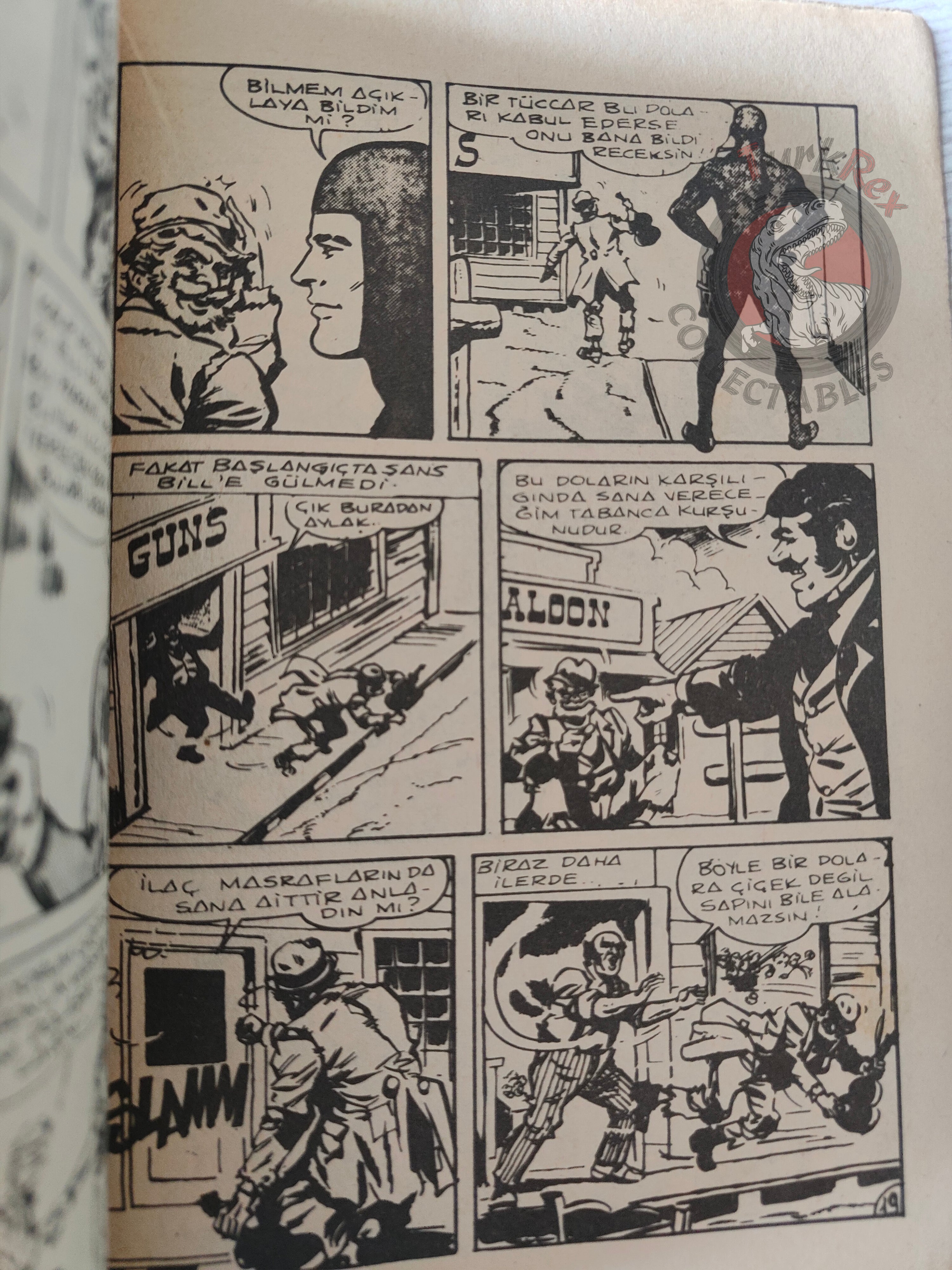 Rakar #13 1974 Turkish Comic Turkey Marcel Navarro Gaston Spirou & Fantasio