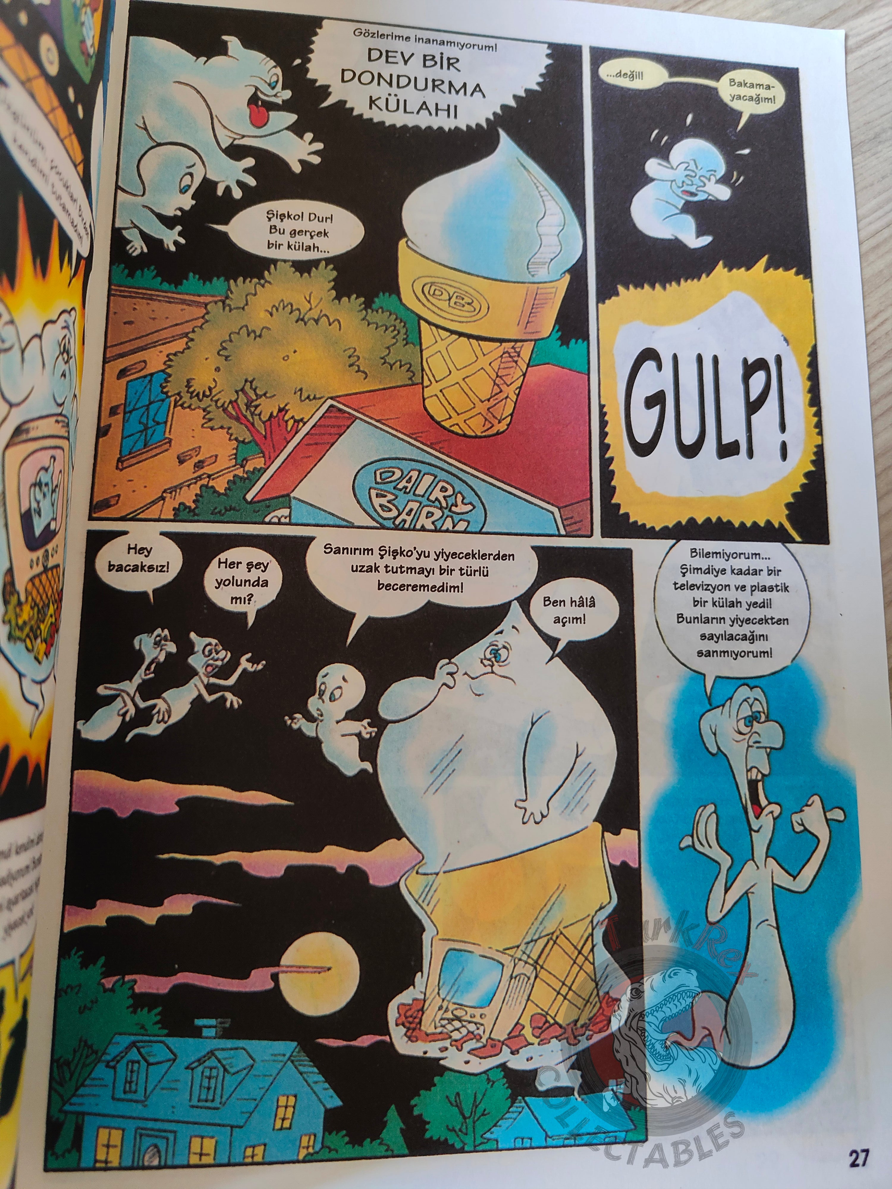 Casper the Friendly Ghost – Issue #6 1996 Turkish Comic Turkey