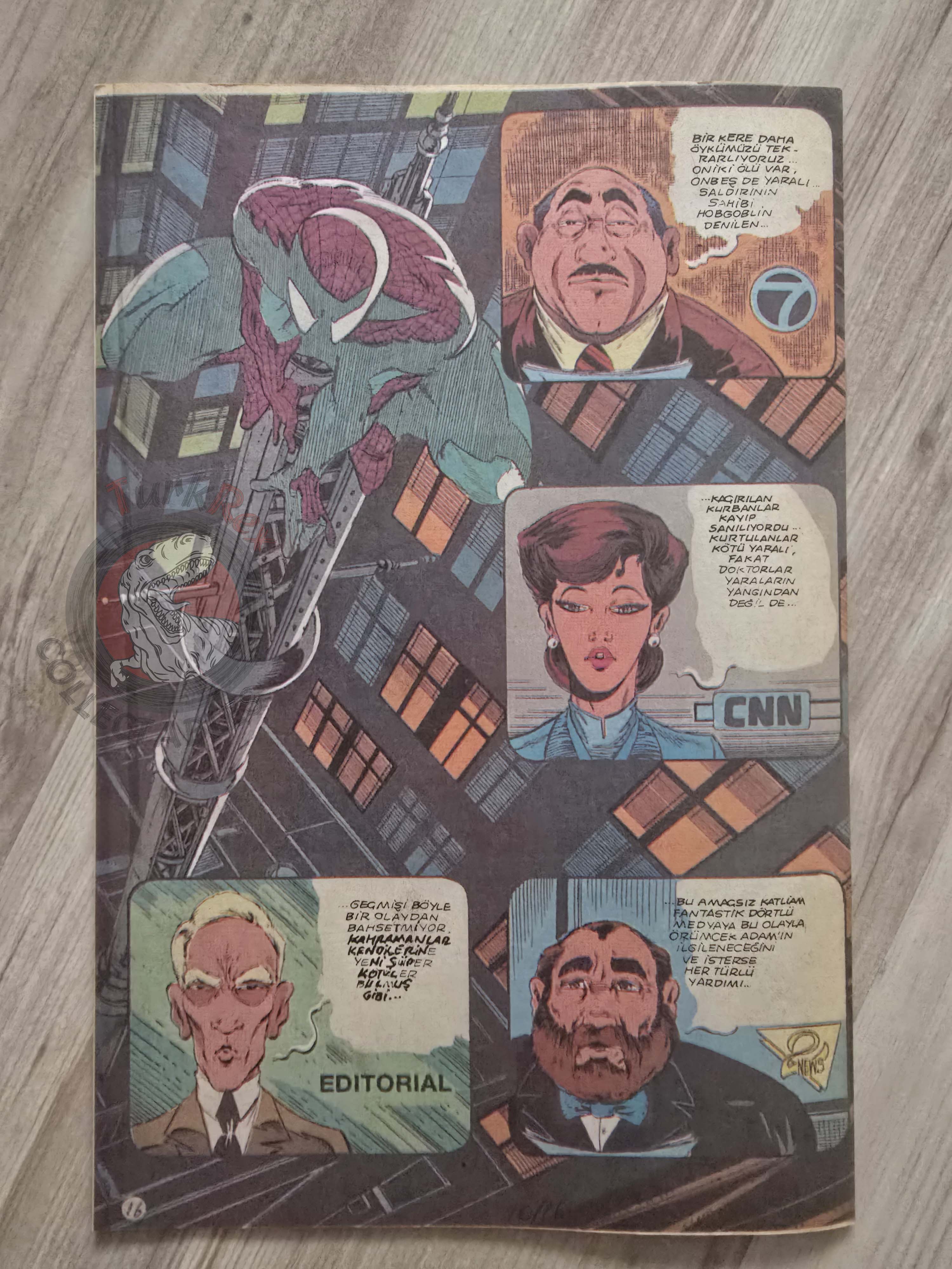 Spider-Man #10 1990s Turkish Comic Turkey Spider-Man #7 Todd McFarlane #6