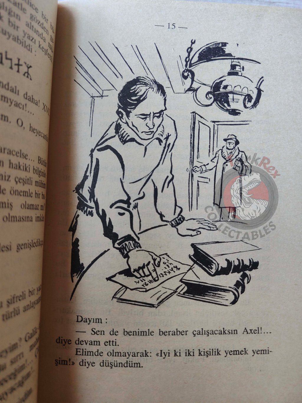 Jules Verne – Journey to the Center of the Earth 1967 Turkish Book Turkey Illustrated