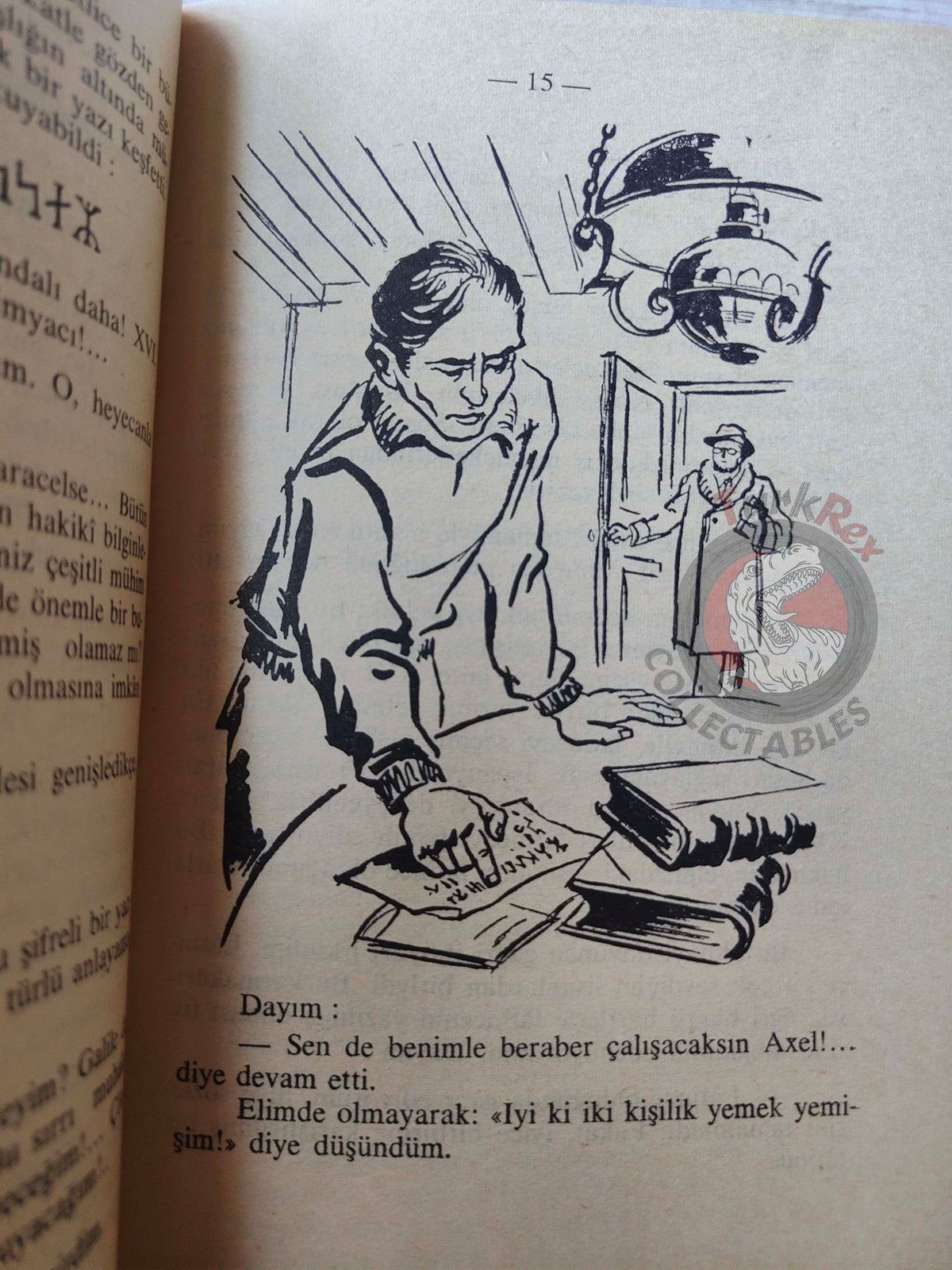 Jules Verne – Journey to the Center of the Earth 1967 Turkish Book Turkey Illustrated
