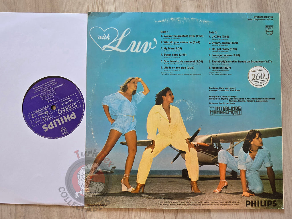 Luv – With Luv' Turkish Pressing Vinyl Turkey Edition