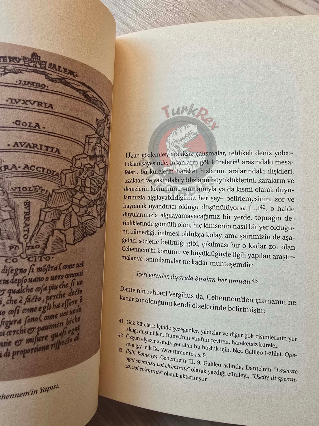 Galileo Galilei – Leçons sur l'Enfer de Dante 2009 Turkish Book Turkey