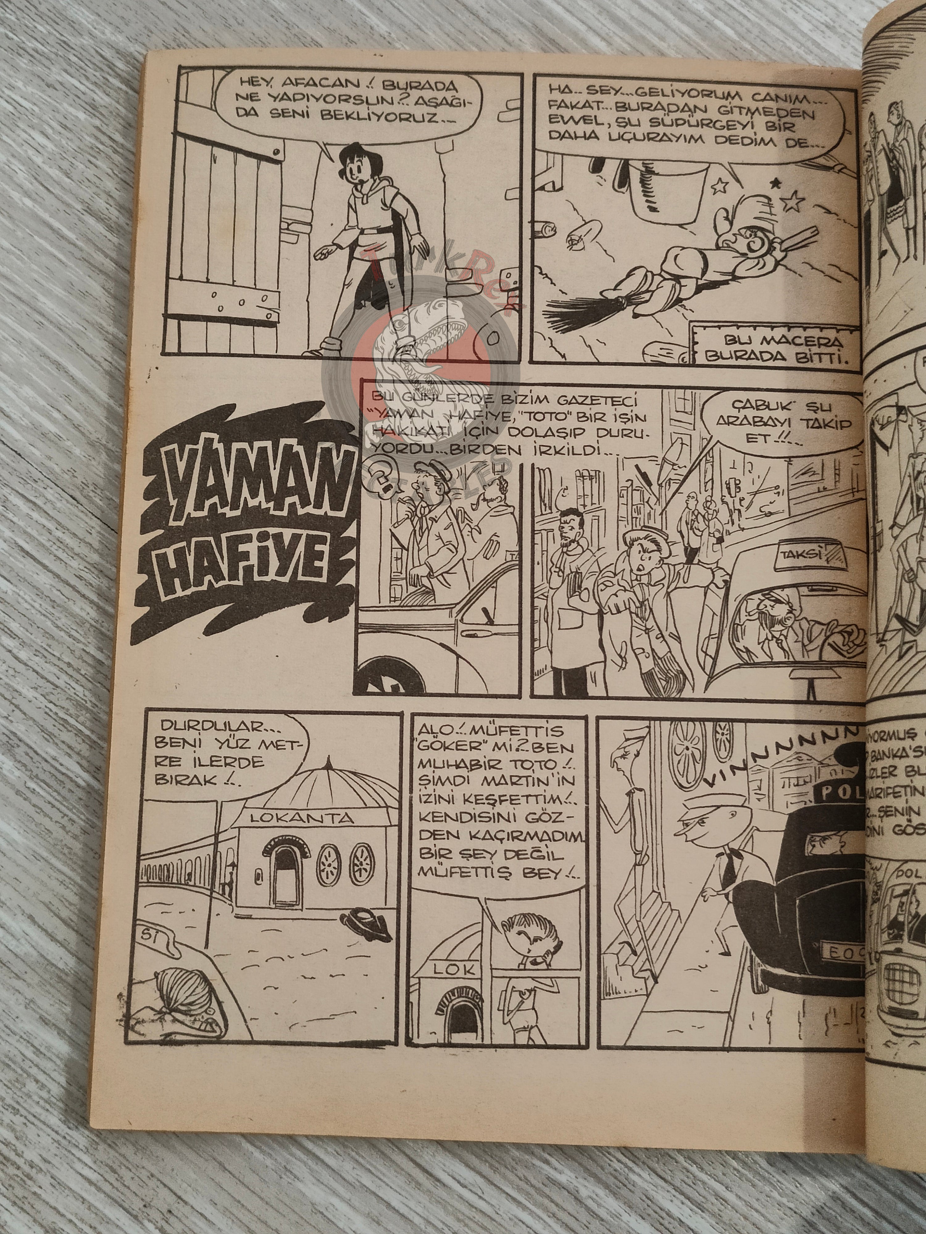Johan et Pirlouit #5 1979 Turkish Comic Turkey La Pierre de Lune #4