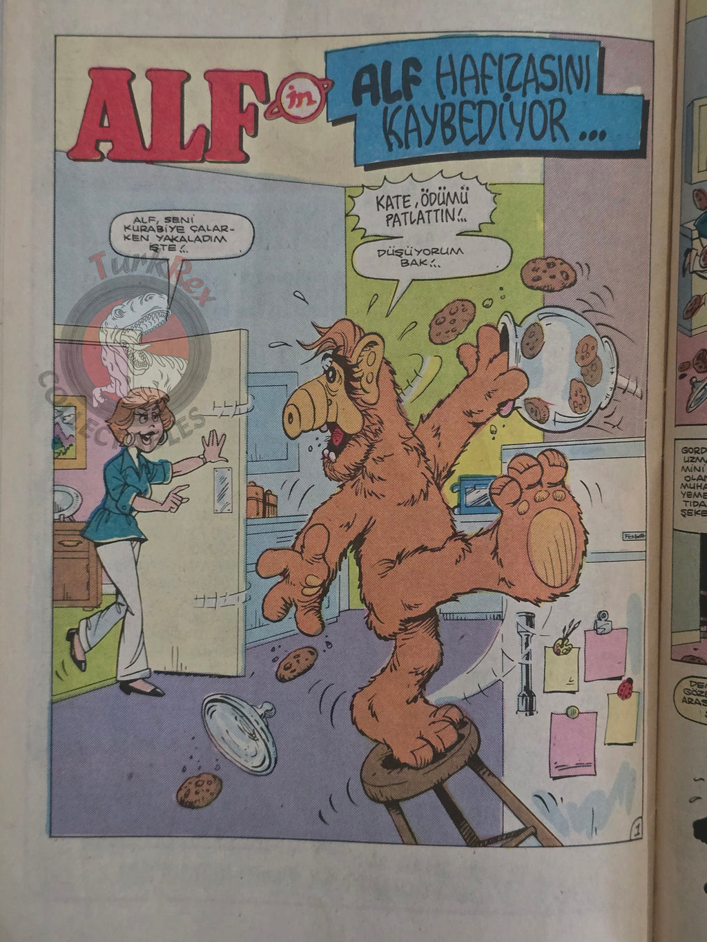 ALF #9 90s Turkish Comic Turkey Marvel Cover #14