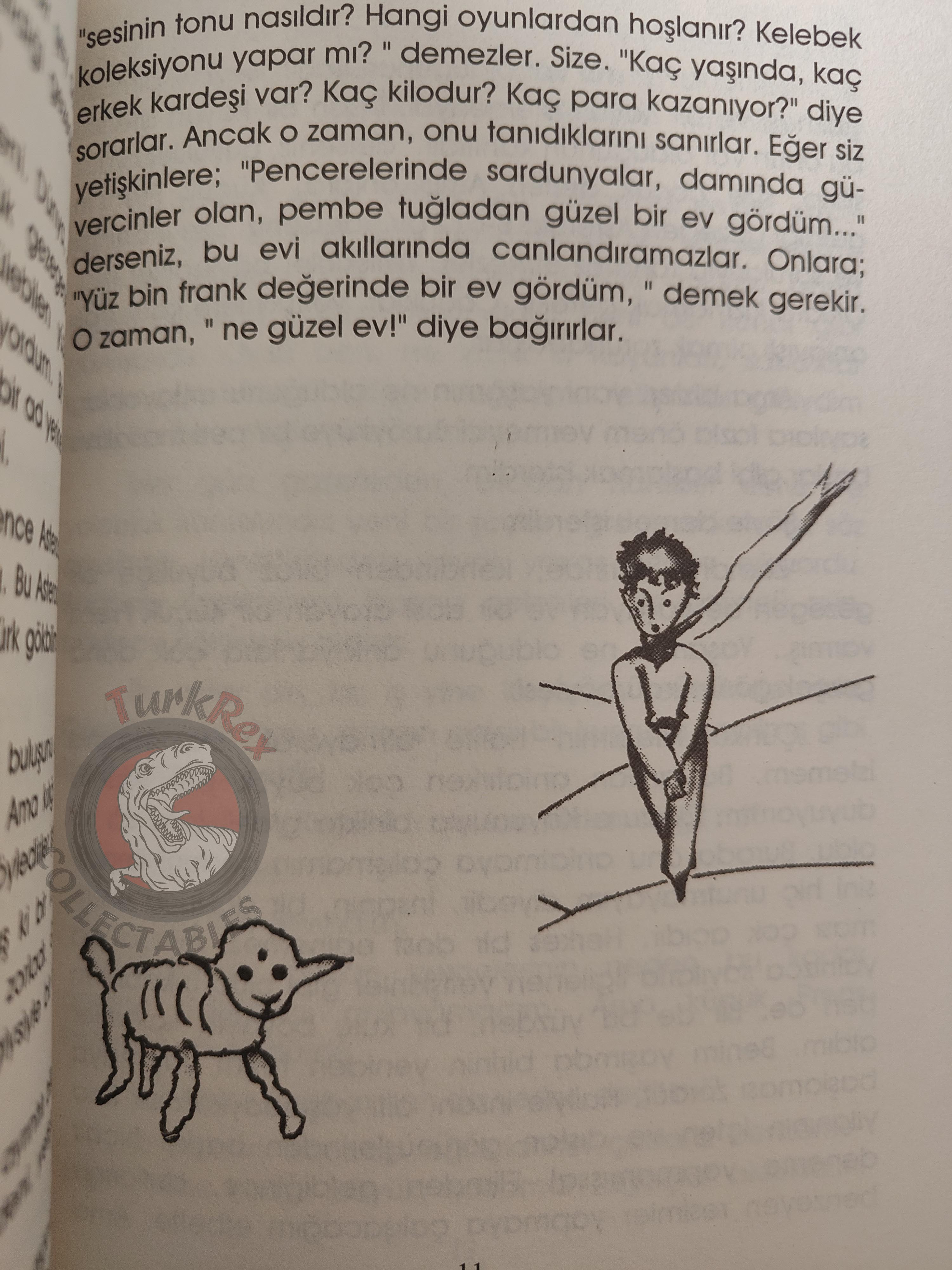 Antoine de Saint-Exupéry – Le Petit Prince 2005 Turkish Book Turkey Illustrated Little
