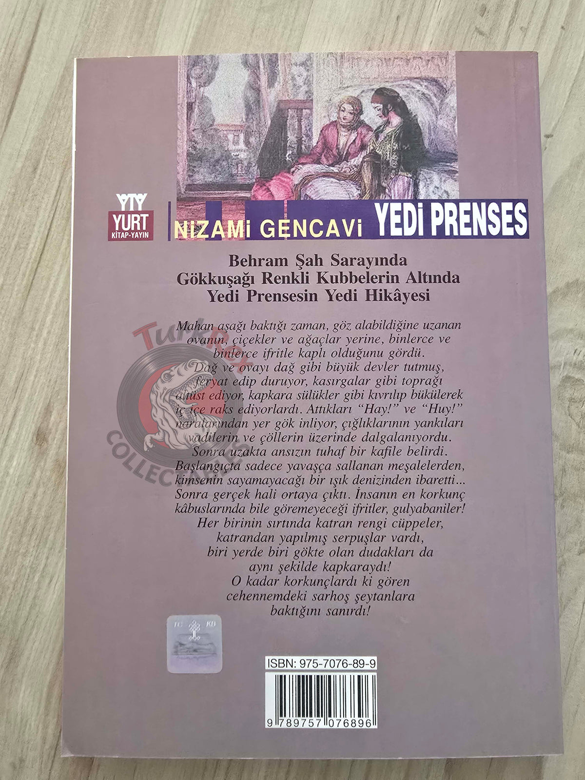 Nizami Ganjavi – The Seven Beauties 2004 Turkish Book Turkey