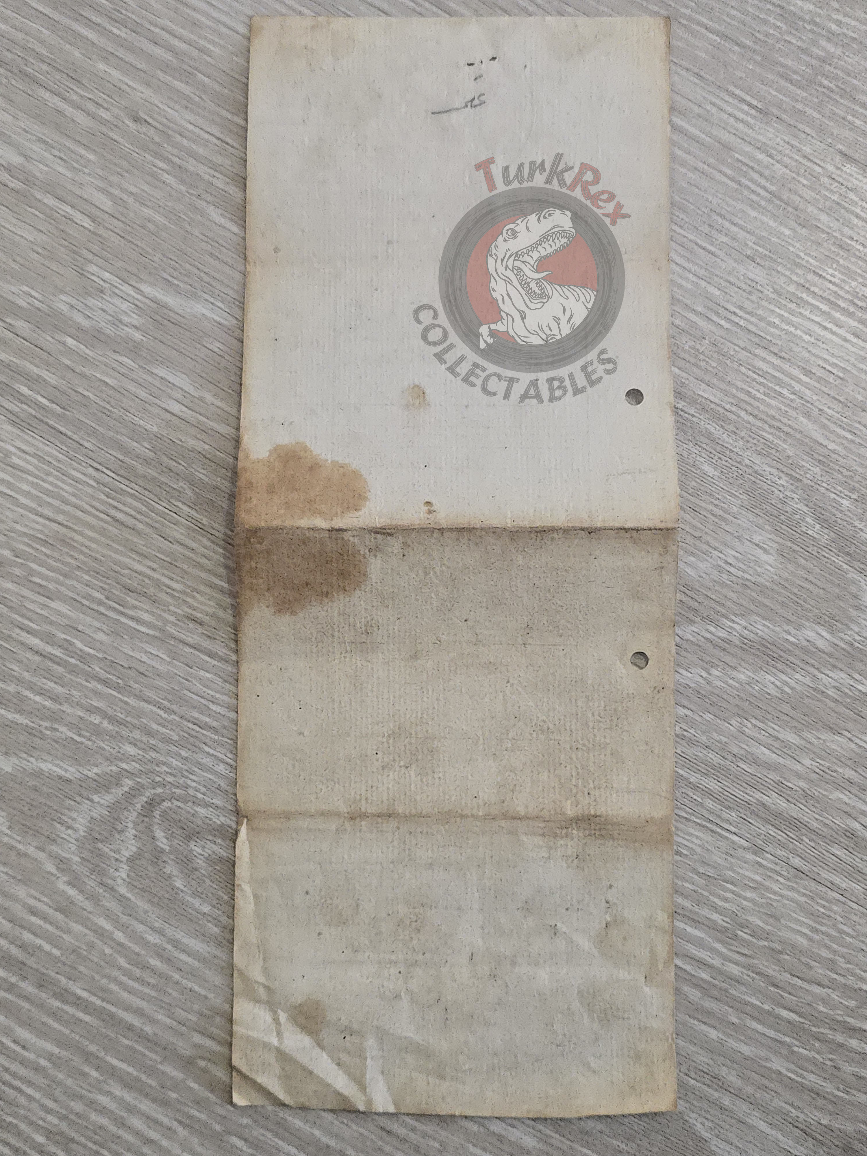 Ottoman 1898 Land Deed Field in Trabzon Of Title Muslim Family