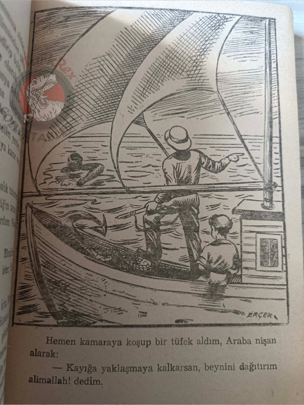 Daniel Defoe – Robinson Crusoe 1955 Turkish Book Turkey Illustrated