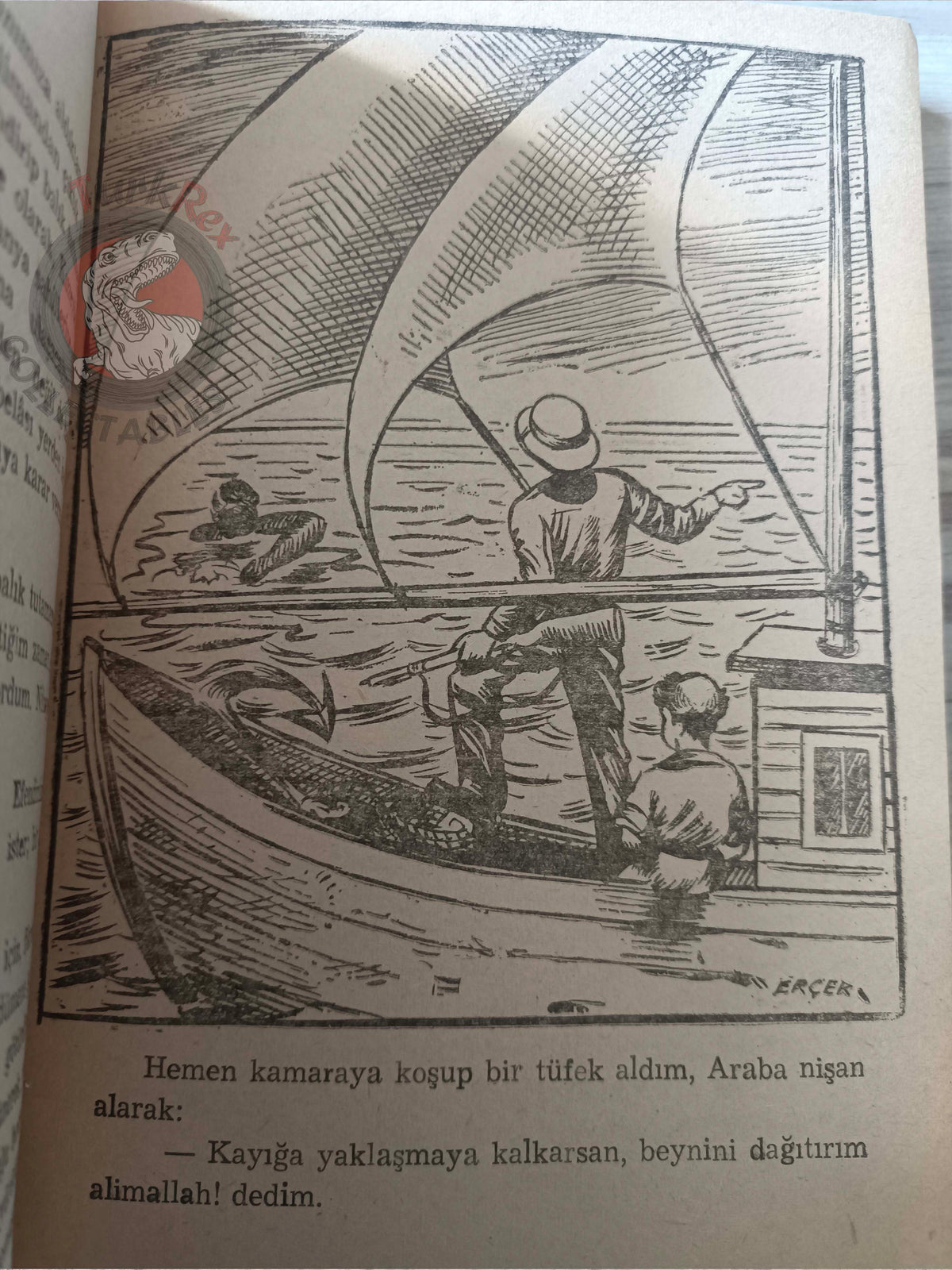 Daniel Defoe – Robinson Crusoe 1955 Turkish Book Turkey Illustrated