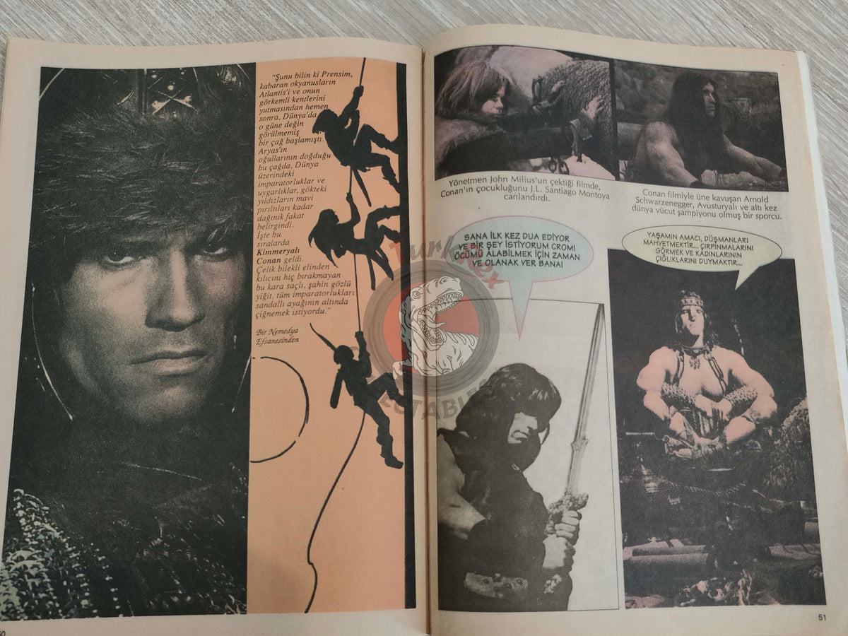 Conan #1 Marvel Super Special Magazine Issue Turkish Comic Turkey