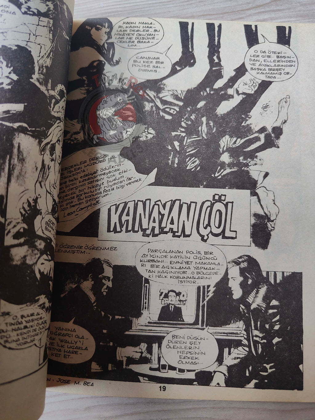 Süper Korku #17 late 80s Turkish Comic Turkey Creepy Eerie Dungeons & Dragons Vampirella