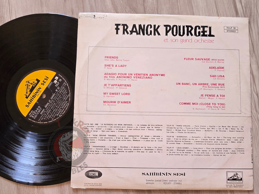 Franck Pourcel – Amour, Danse Et Violons No 37 Turkish Pressing Vinyl Turkey Edition