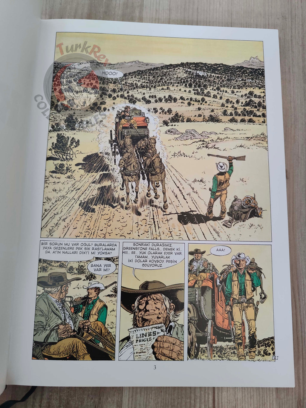 Comanche Vol #1 Issue #1–3 HC Turkish Comic Turkey Hermann & Greg Red Dust