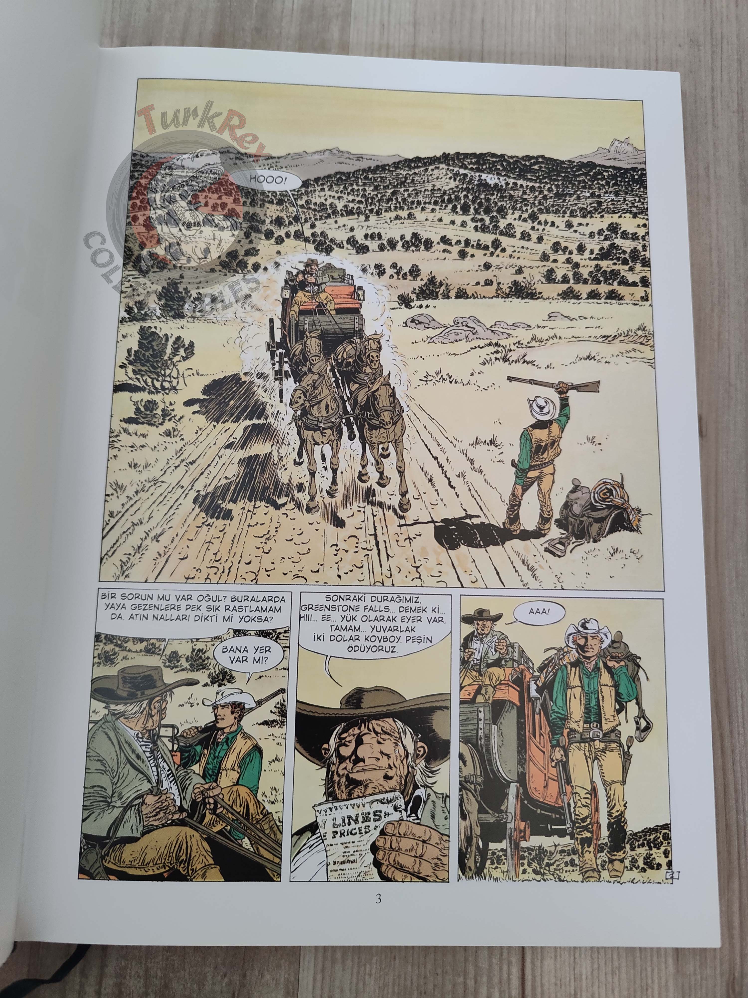 Comanche Vol #1 Issue #1–3 HC Turkish Comic Turkey Hermann & Greg Red Dust