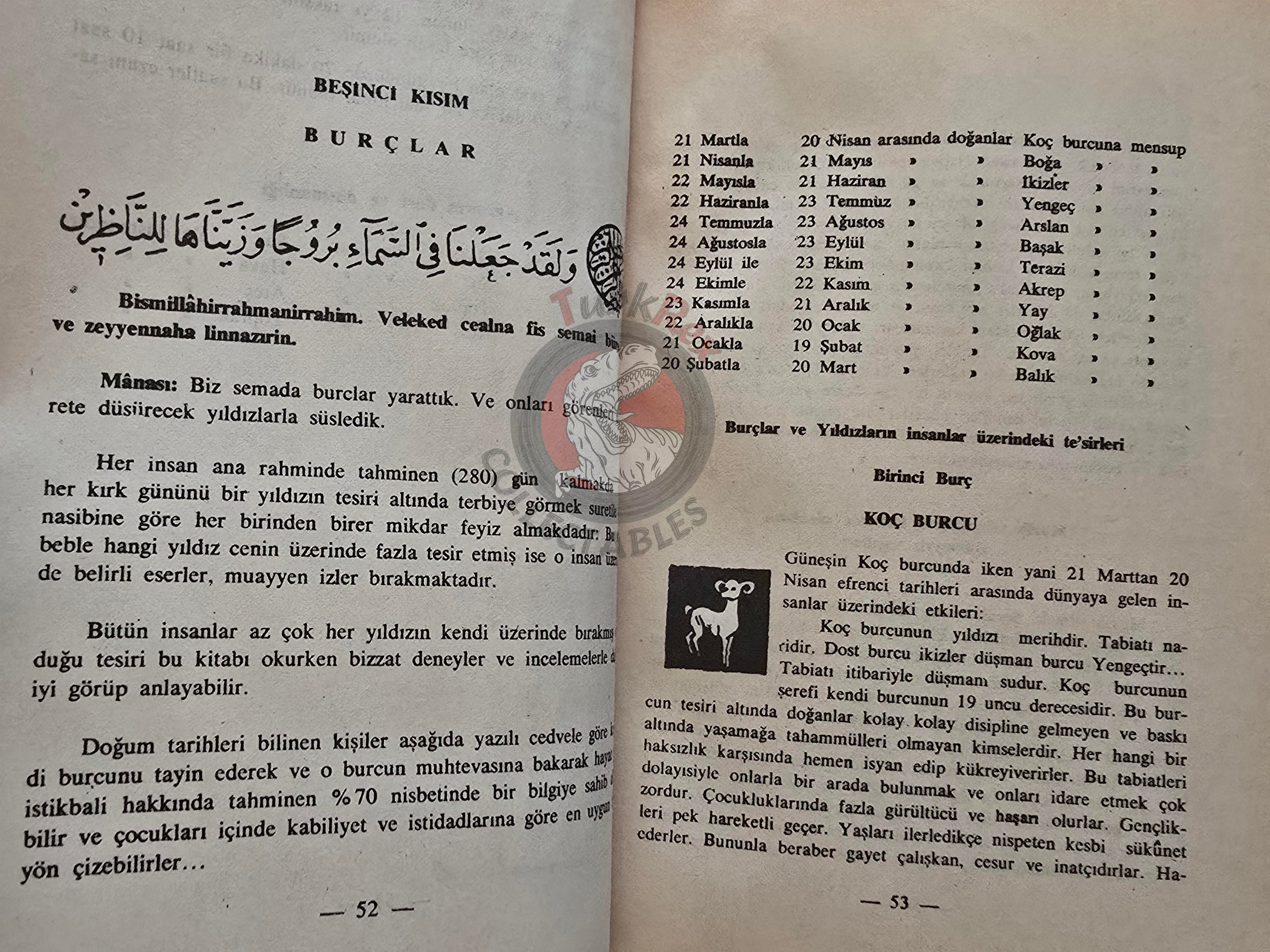 Hidden Sciences Vol 1 Islamic Occult Havass Vefq Spells Charm Turkish Book Islam Talisman