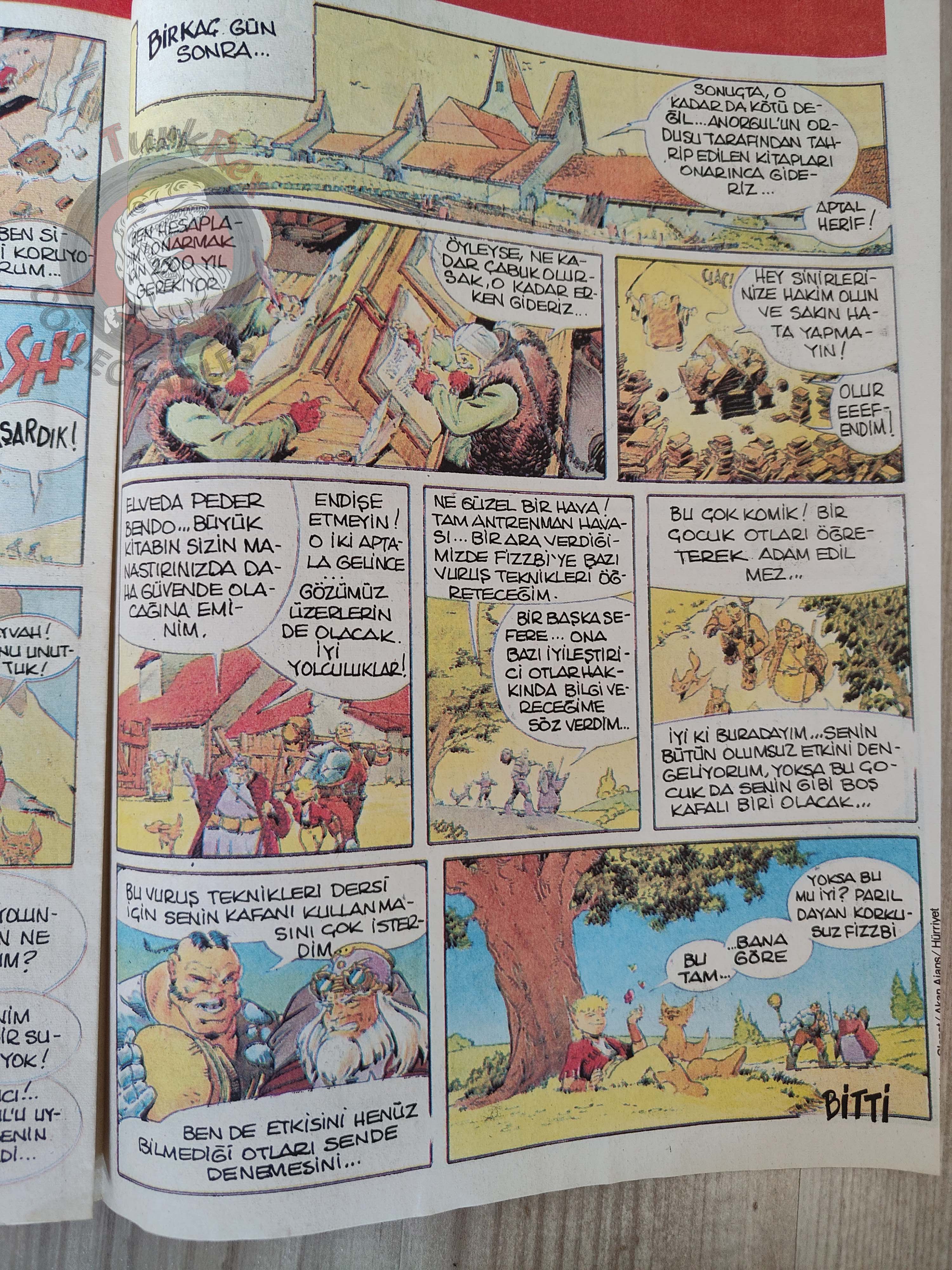 Fuzz et Fizzbi #4 1990s Turkish Comic Turkey Newspaper Giveaway