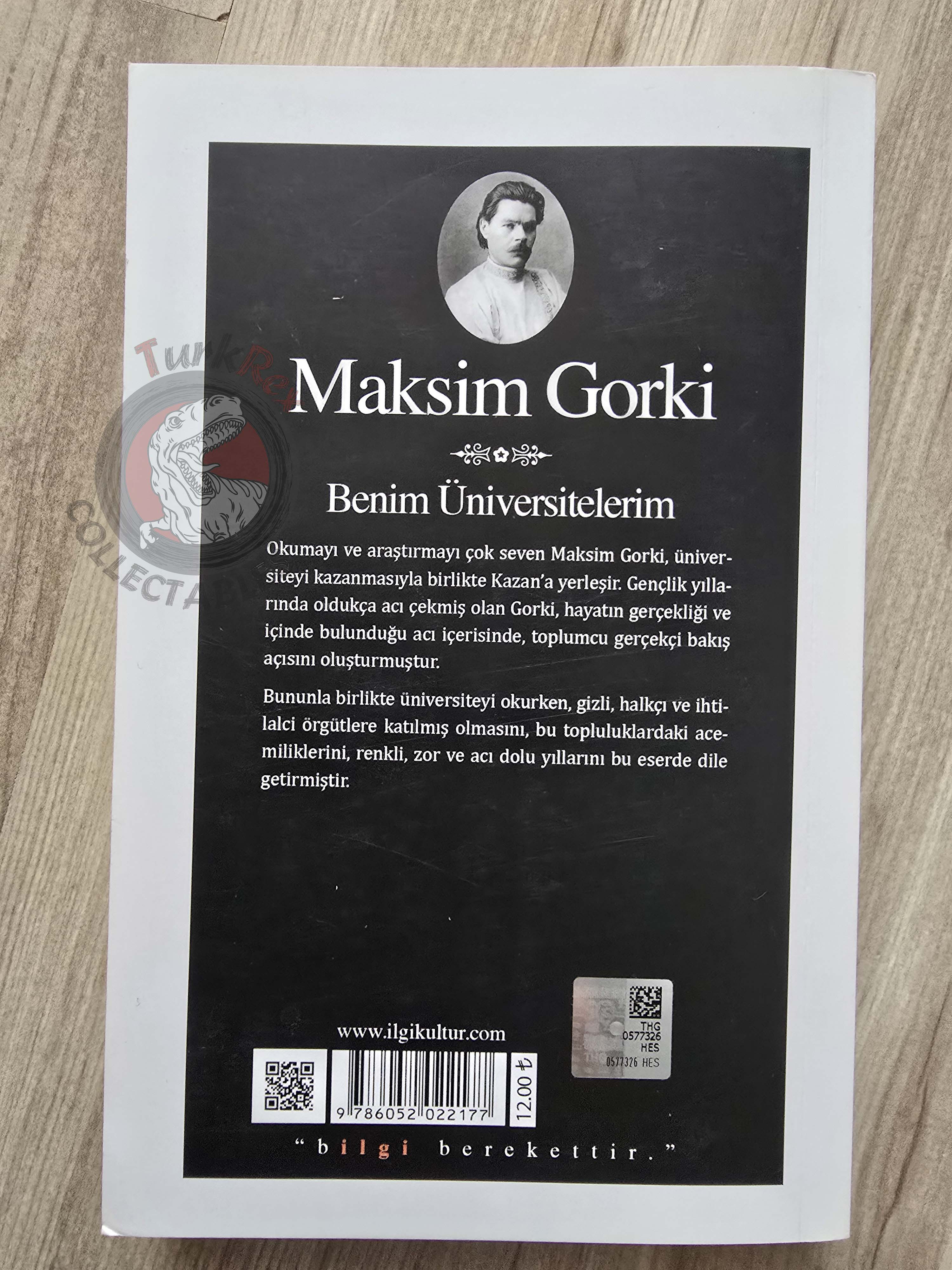 Maxim Gorky – My Universities 2017 Turkish Book Turkey
