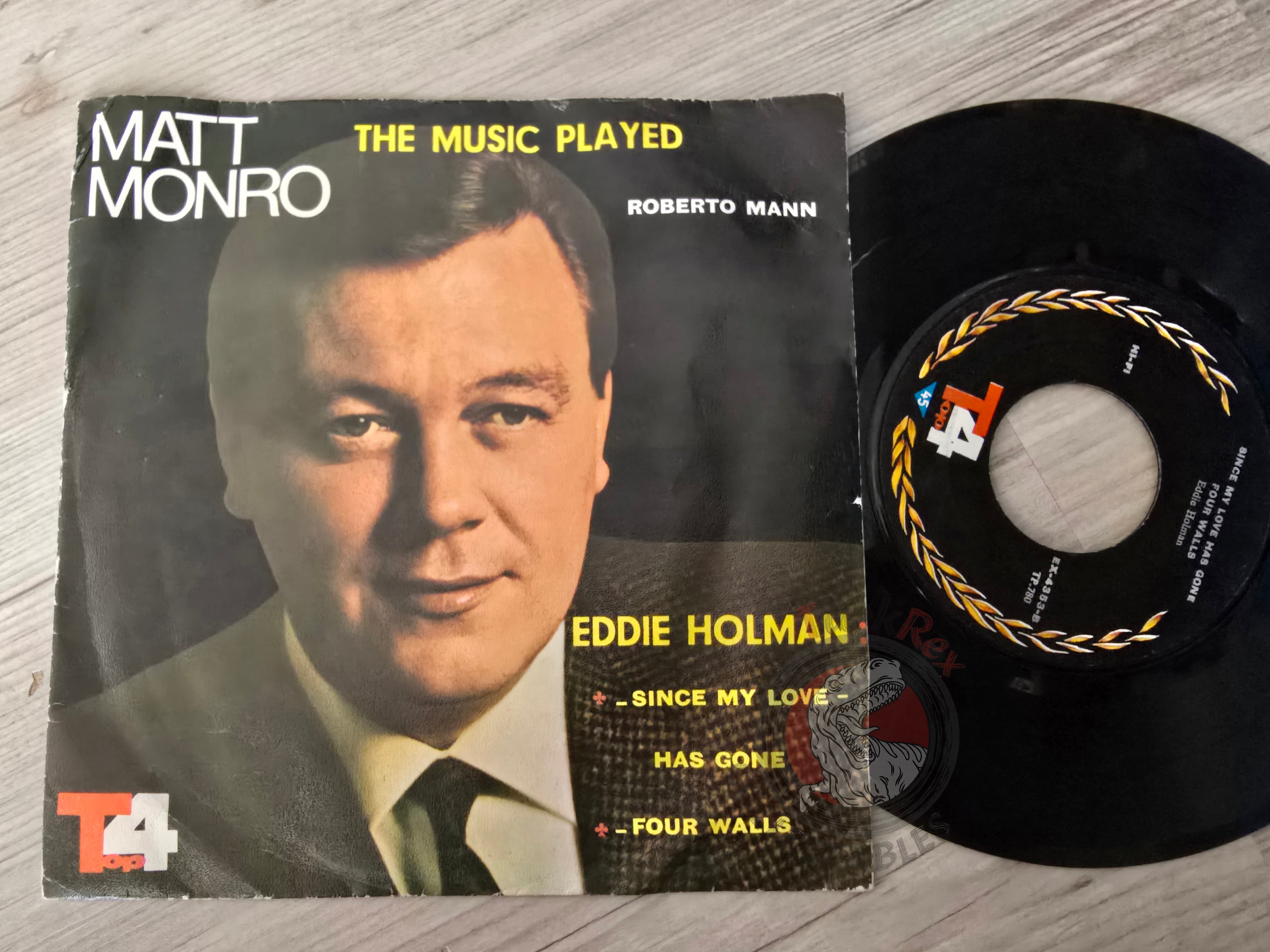 Matt Monro / Roberto Mann / Eddie Holman 7" Iran Pressing Vinyl Iranian Edition