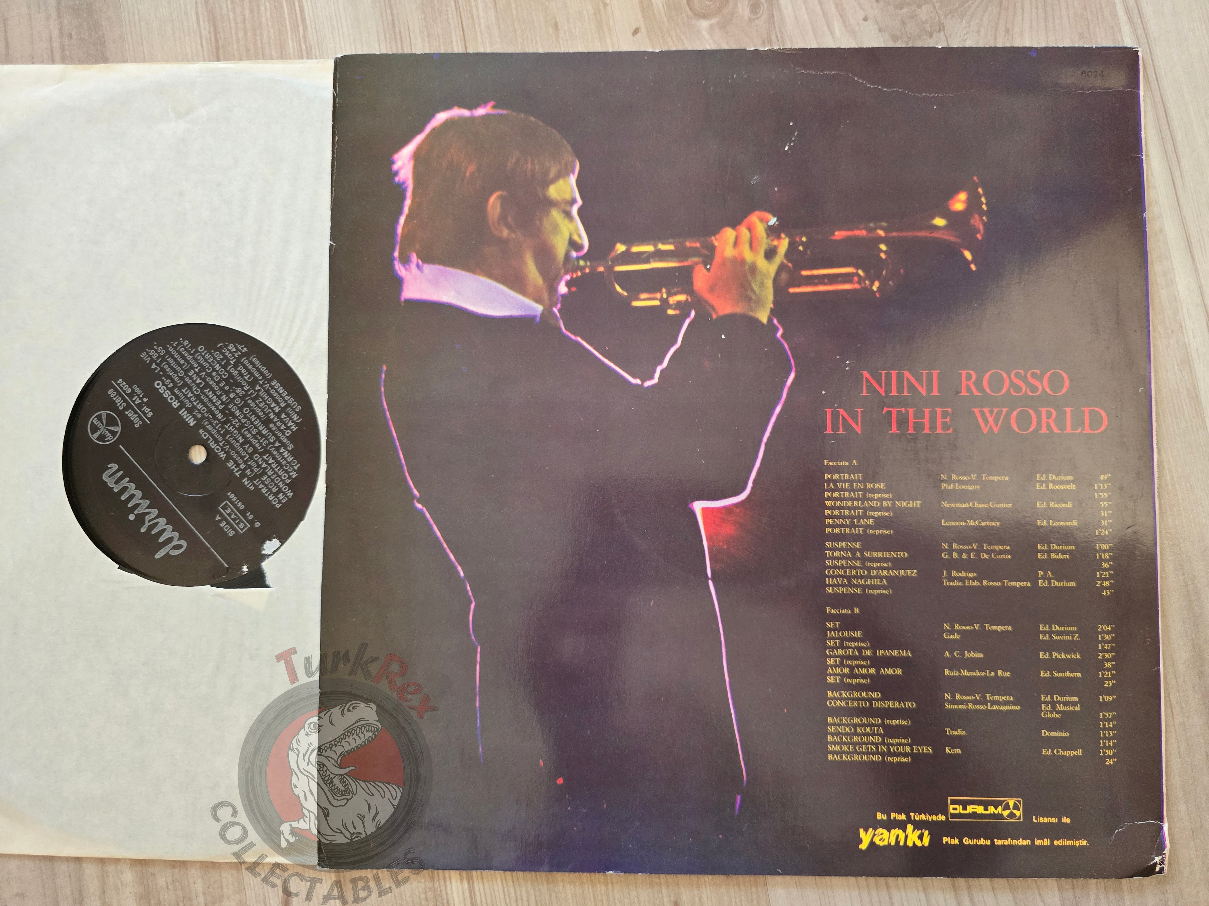 Nini Rosso – In The World Turkish Pressing Vinyl Turkey Edition