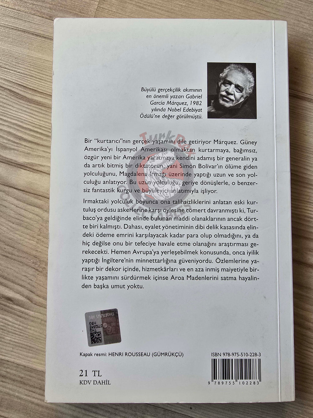 Gabriel García Márquez –  The General In His Labyrinth 2017 Turkish Book Turkey