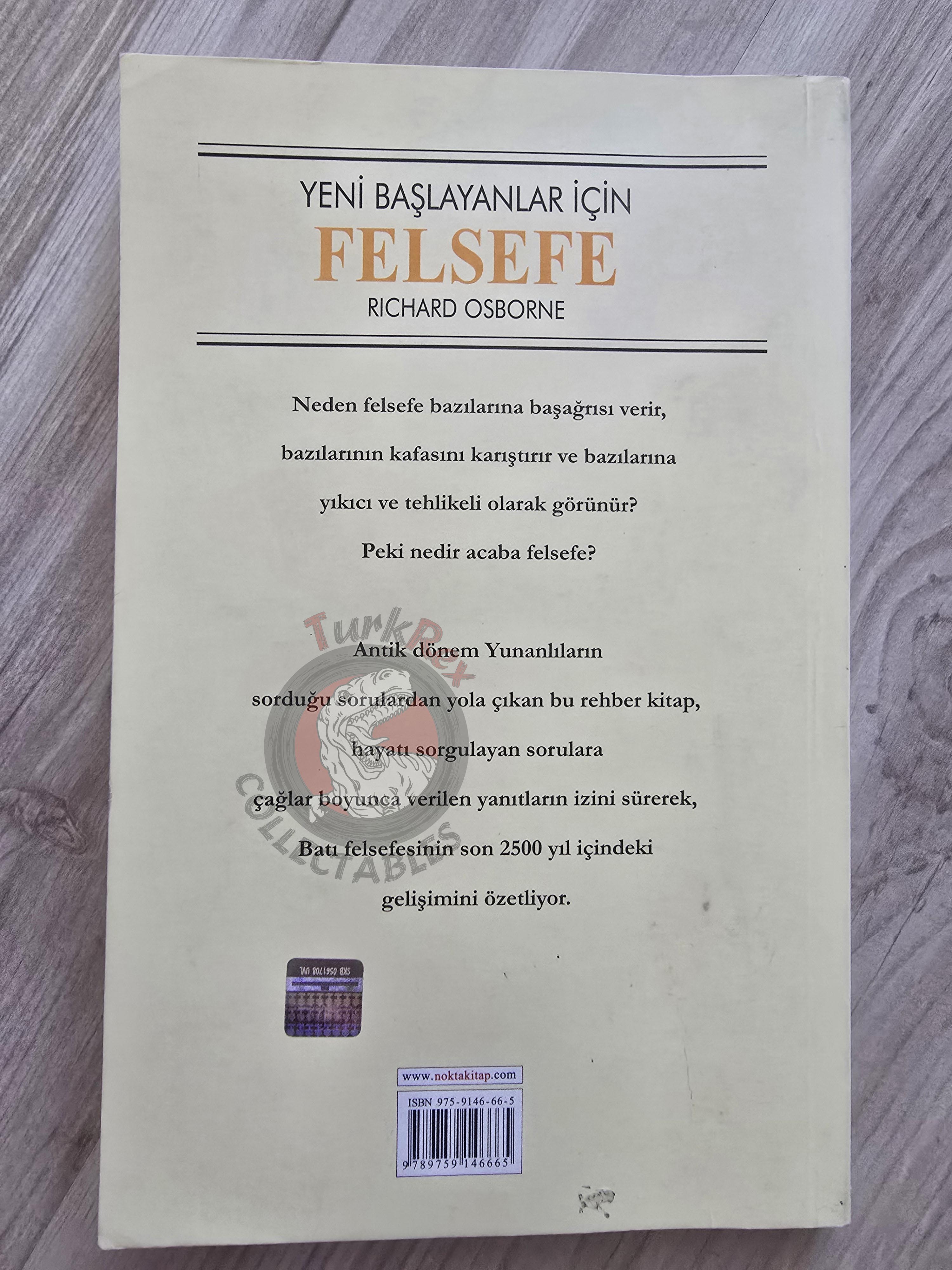 Richard Osborne – Philosophy for Beginners 2006 Turkish Book Turkey