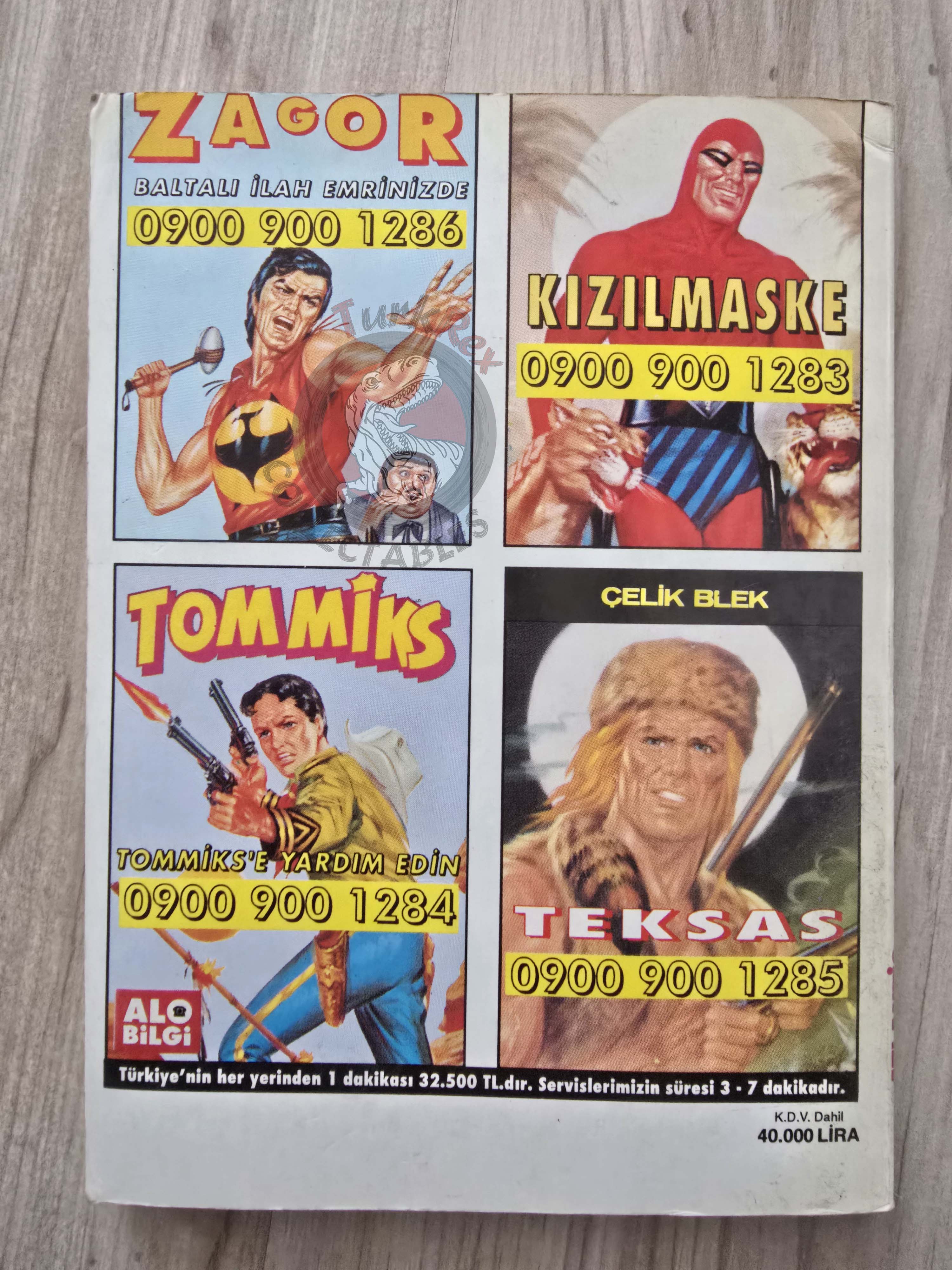 Martin Mystère #41 Il Sorriso Venuto Dal Passato 80s Turkish Comic Turkey #99 #101
