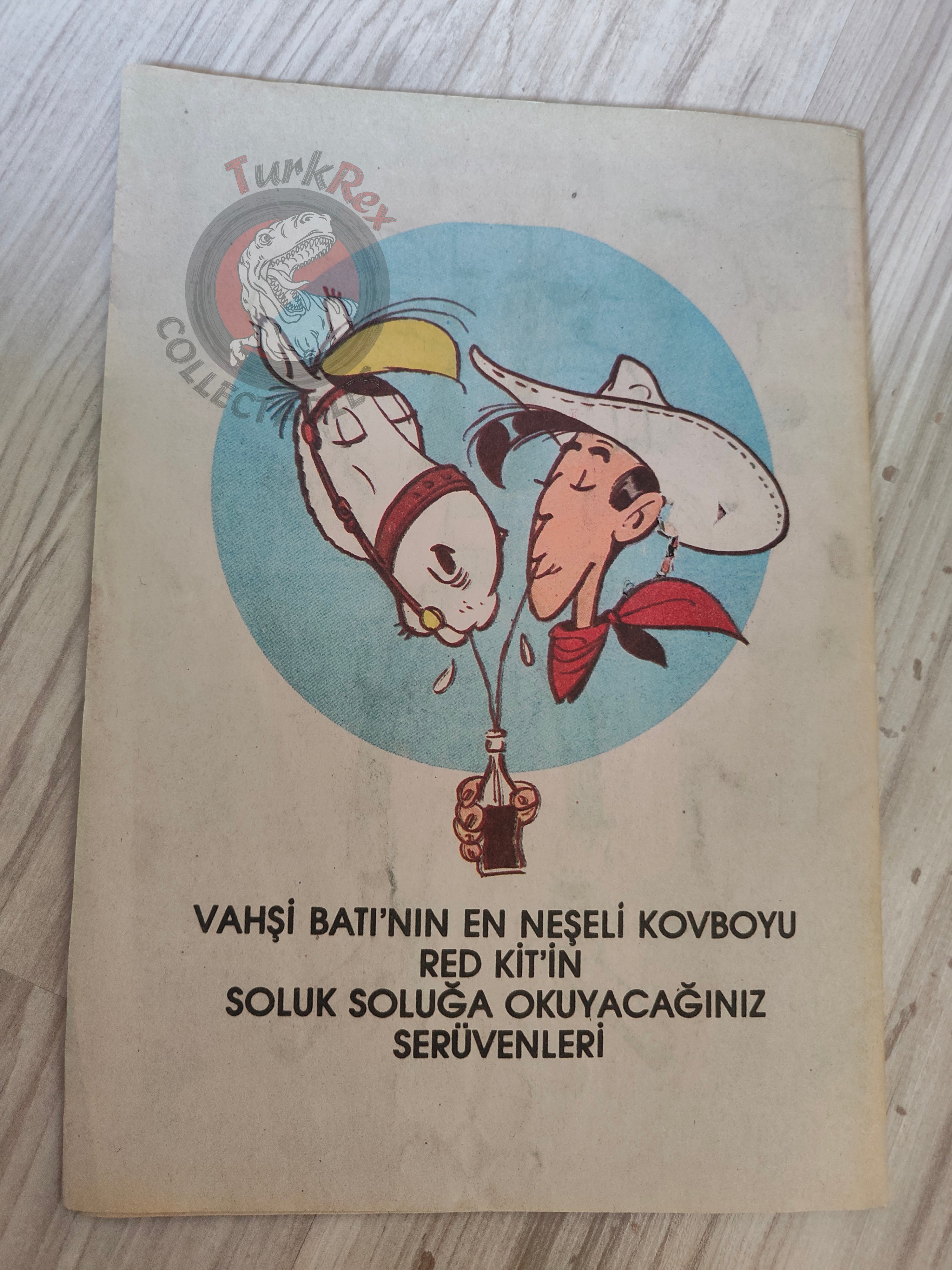 Lucky Luke #1 Les Rivaux de Painful Gulch 1990s Turkish Comic Turkey