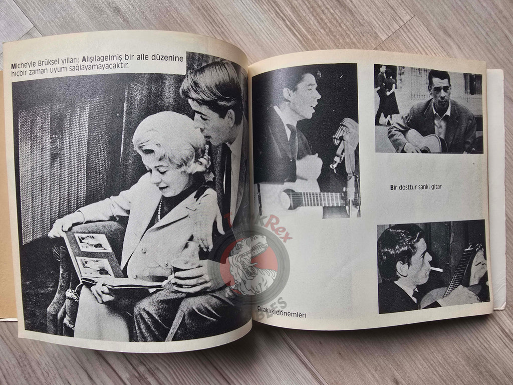 Jacques Brel: A Lonely Man Biography Book 1986 1st by Turkish Writer Book Turkey