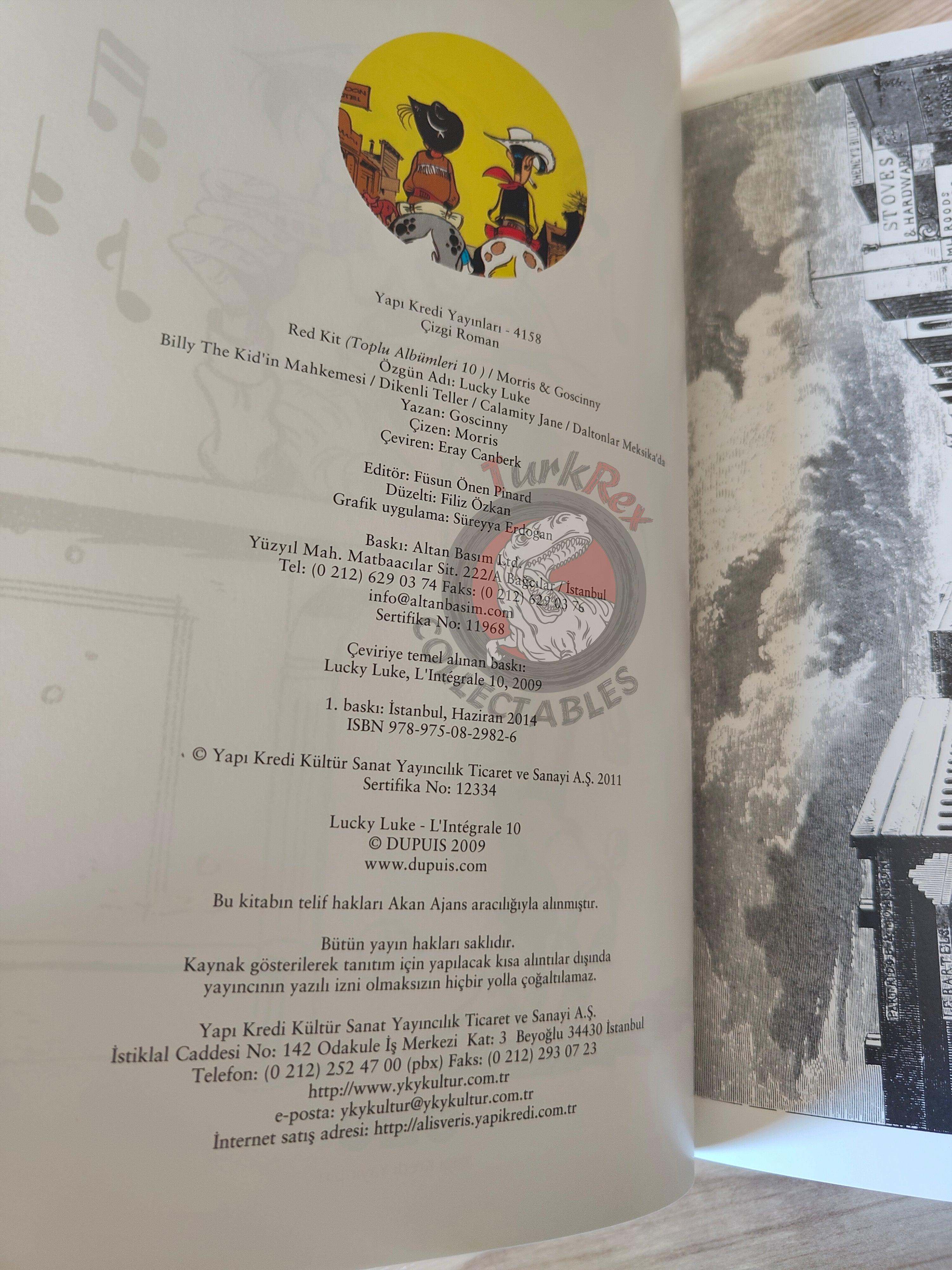 Lucky Luke – L'integrale #10 Turkish Comic Turkey L’escorte