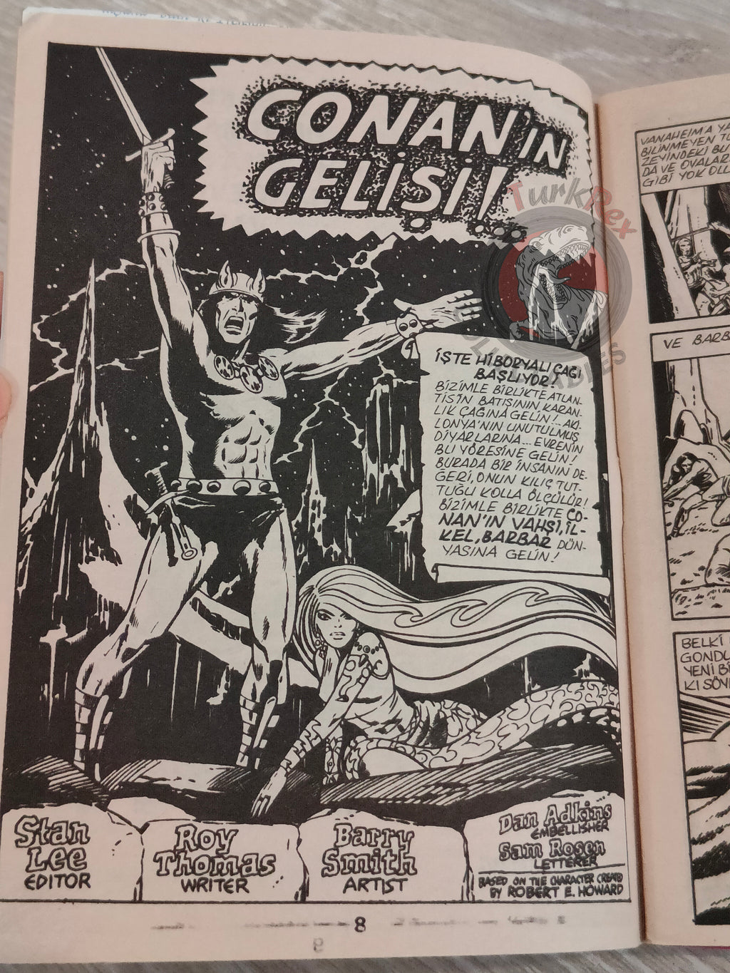 Conan The Barbarian #1 1994 #1-9  Turkish Comic Turkey