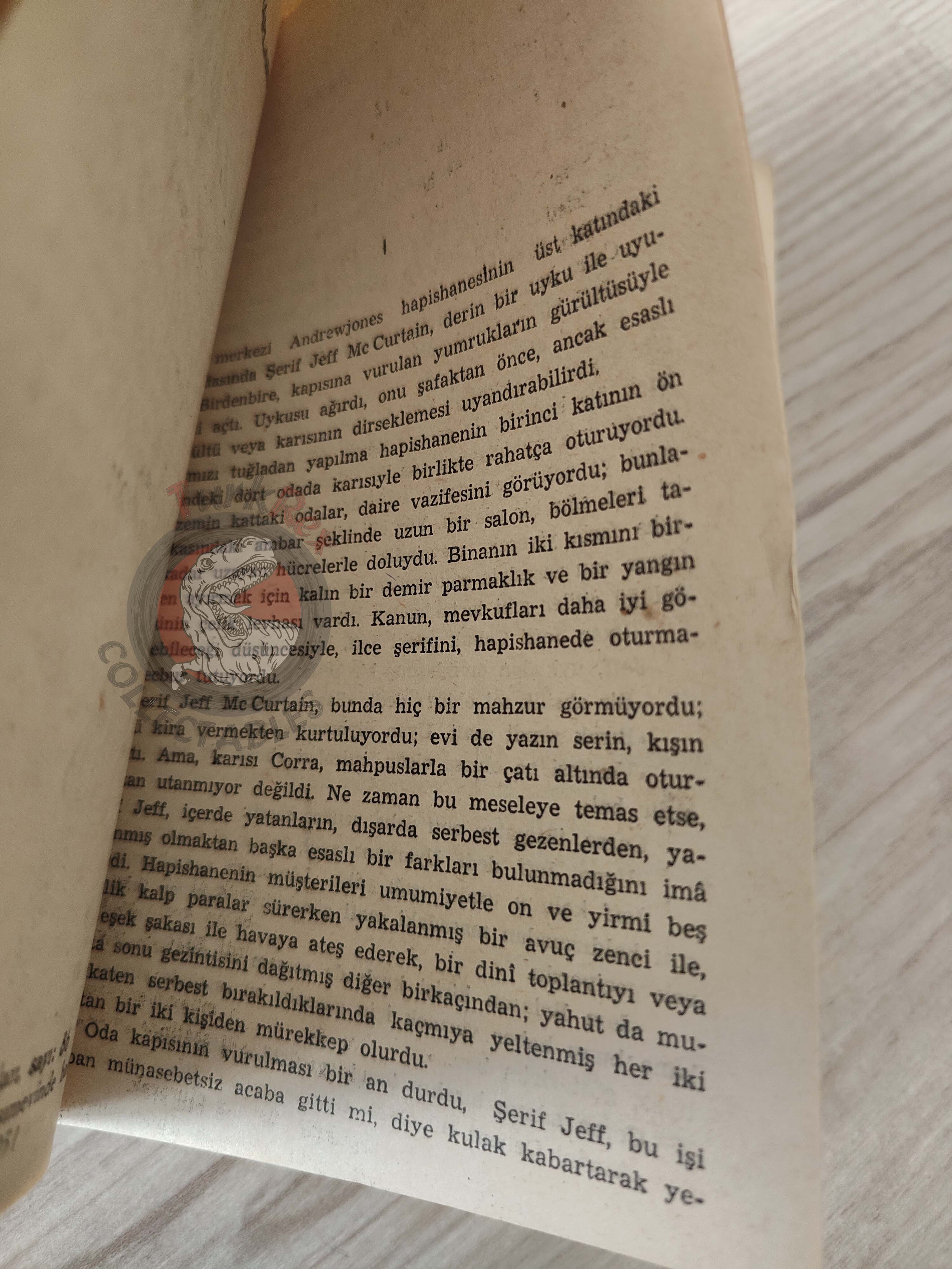 Erskine Caldwell – Trouble in July 1951 1st Turkish Book Turkey