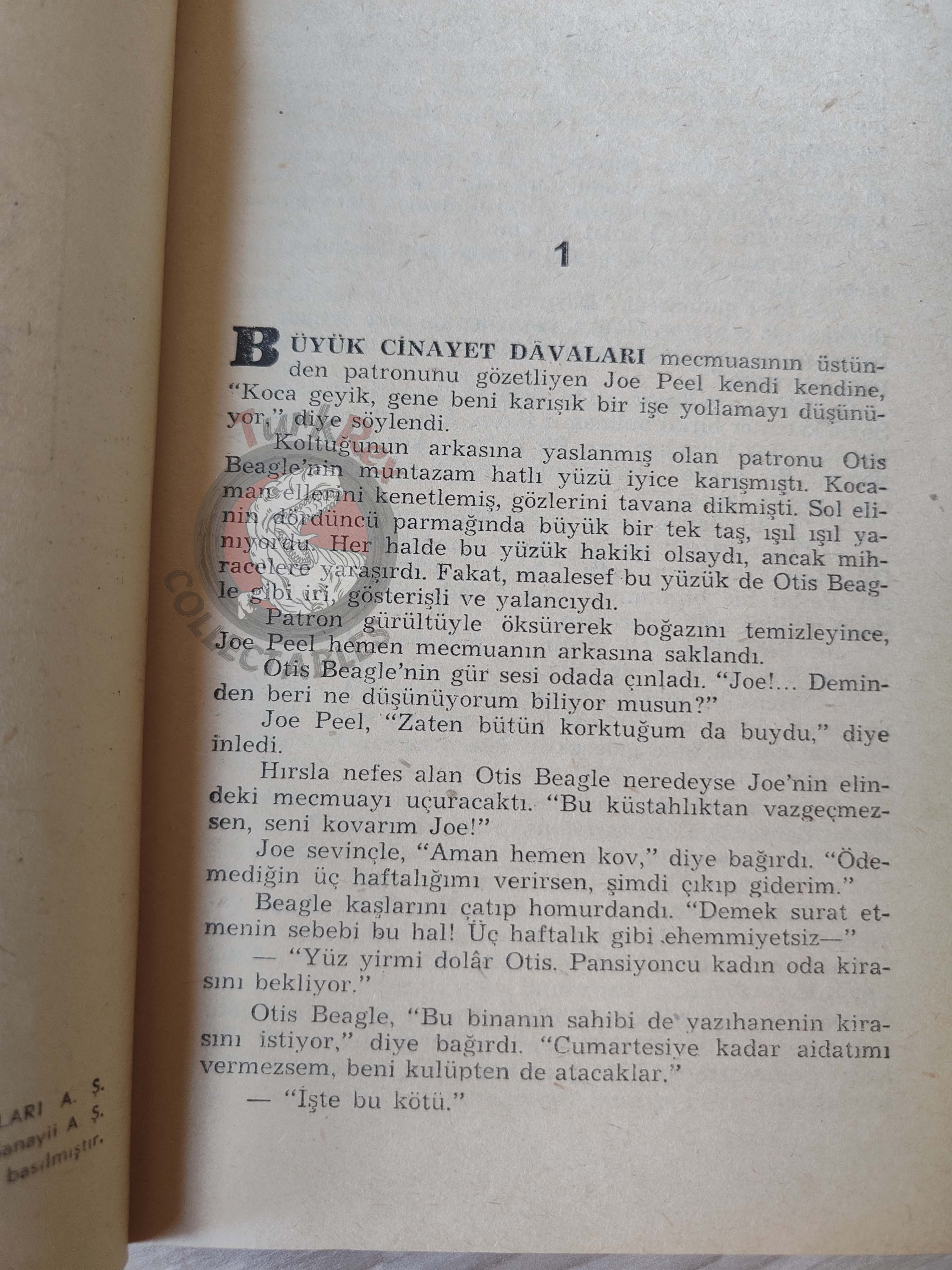 Frank Gruber – The Silver Jackass 1964 1st Turkish Book Turkey