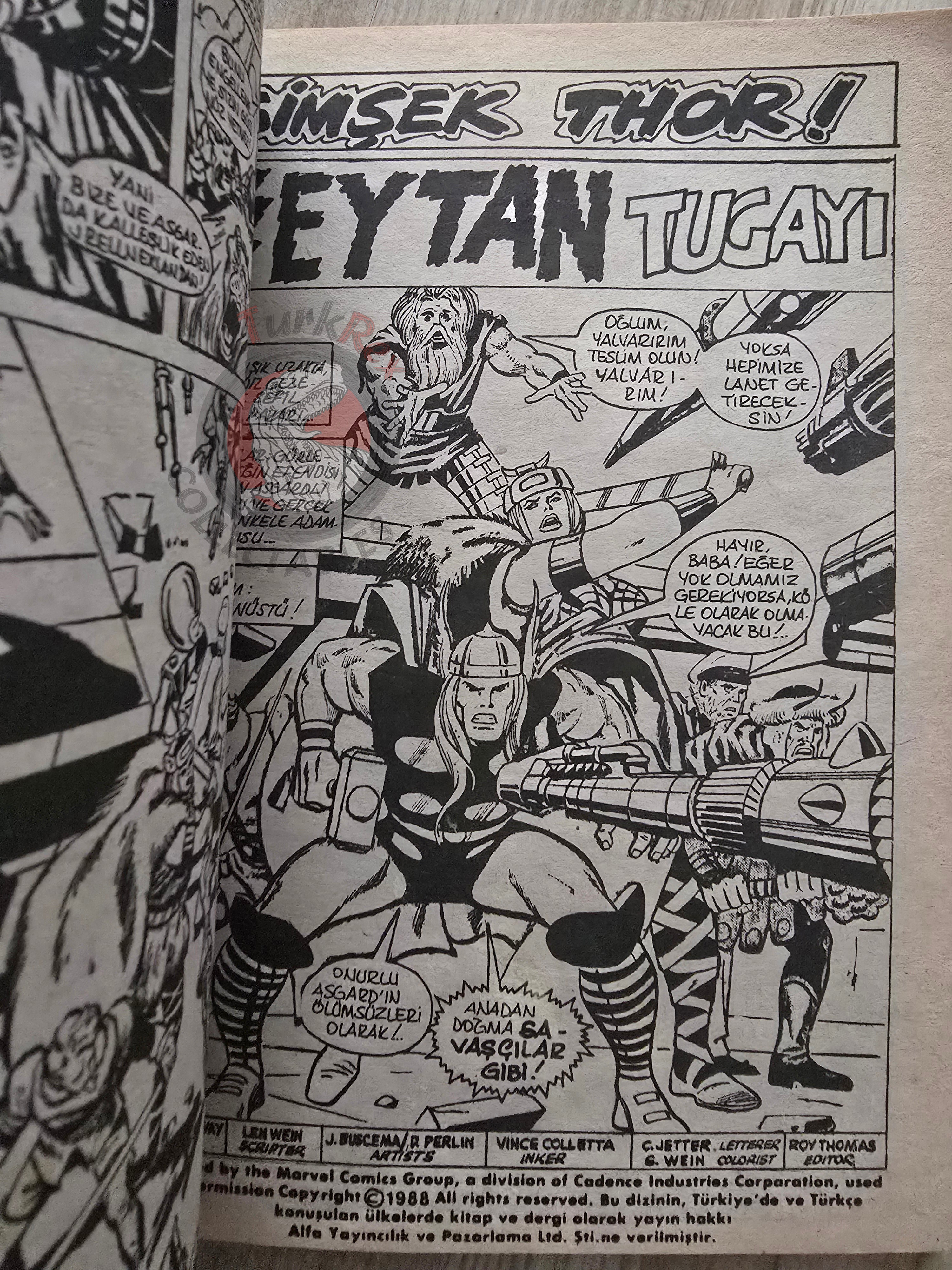 Thor Vol #5 1987 Turkish Comic Turkey The Mighty Thor #211–216 cover #188