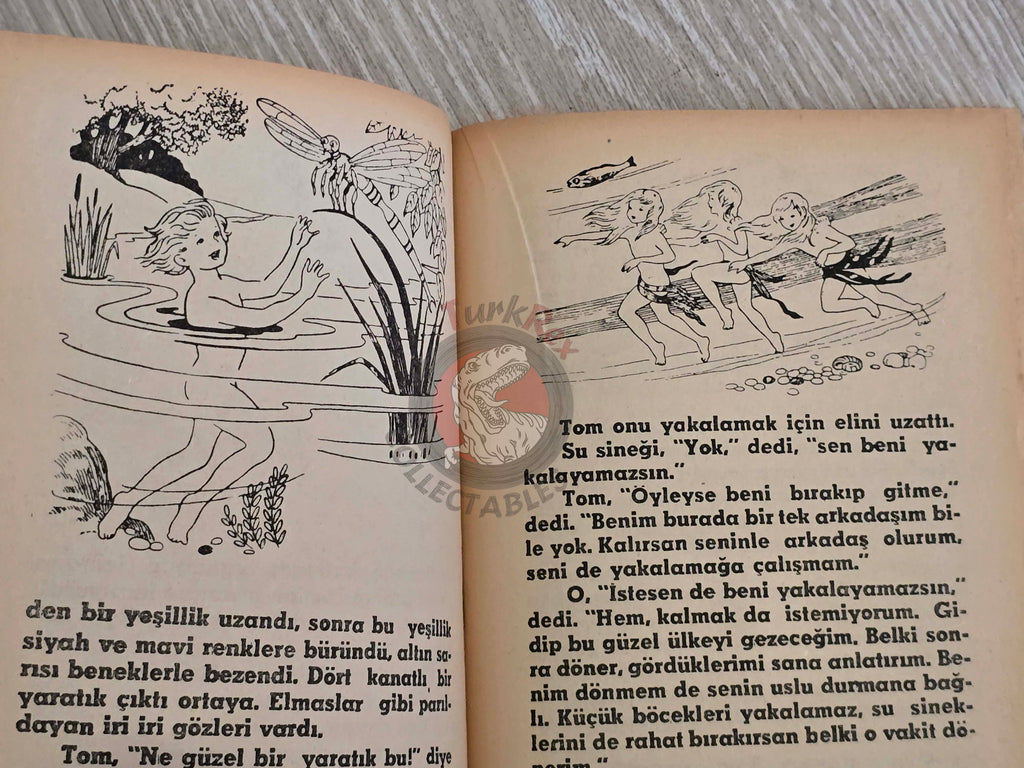 Charles Kingsley – The Water Babies 1977 Turkish Book Turkey Illustrated