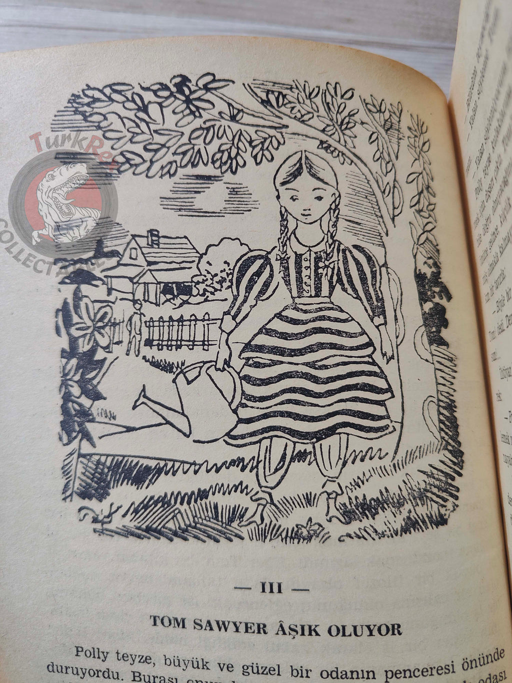 Mark Twain – Tom Sawyer 1971 Turkish Book Turkey Illustrated
