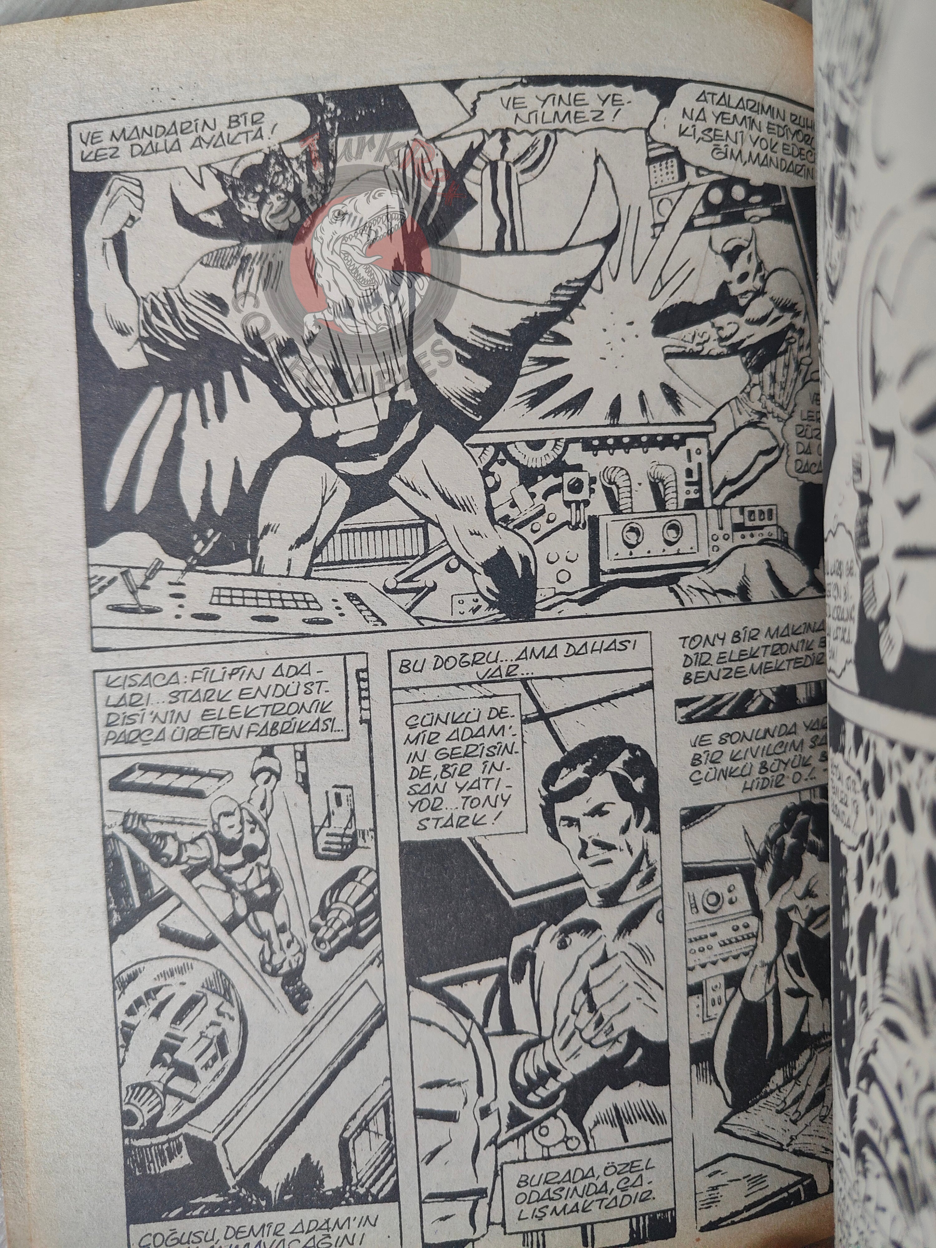 Iron Man #1 Demir Adam 1989 Turkish Comic Turkey #68 #69 #70 #71