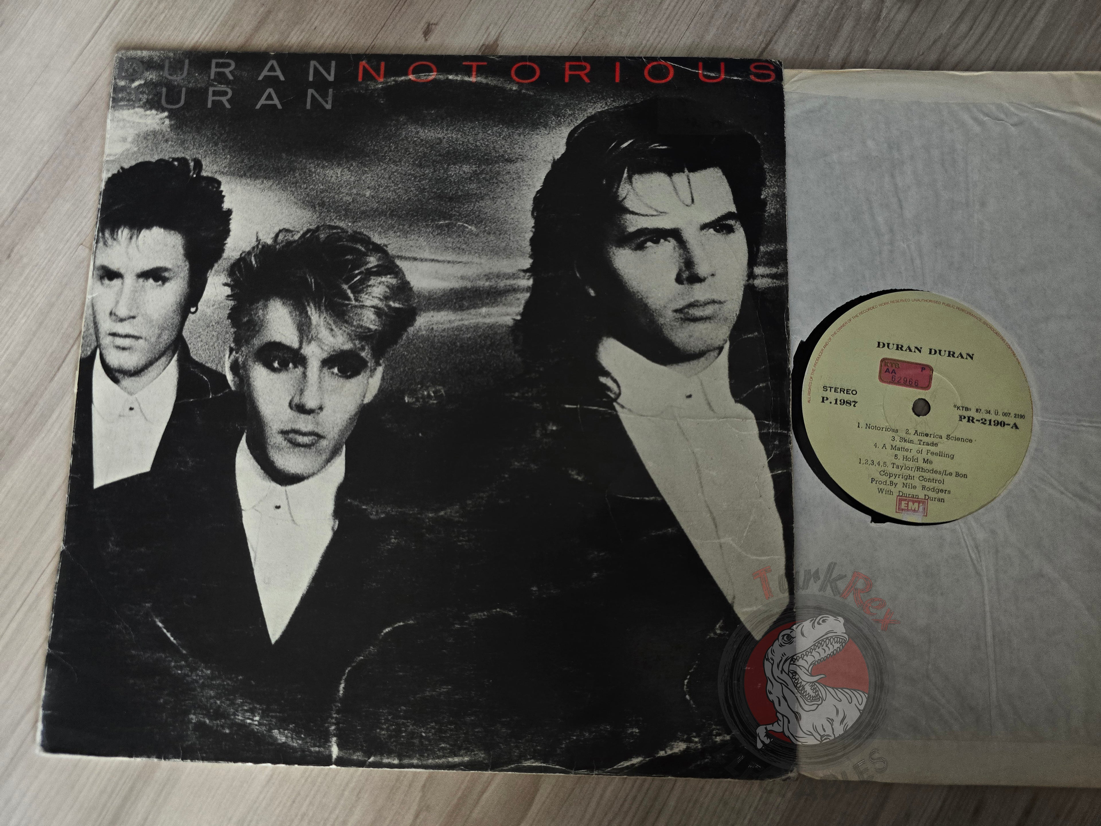 Duran Duran – Notorious Turkish Pressing Vinyl Turkey Edition