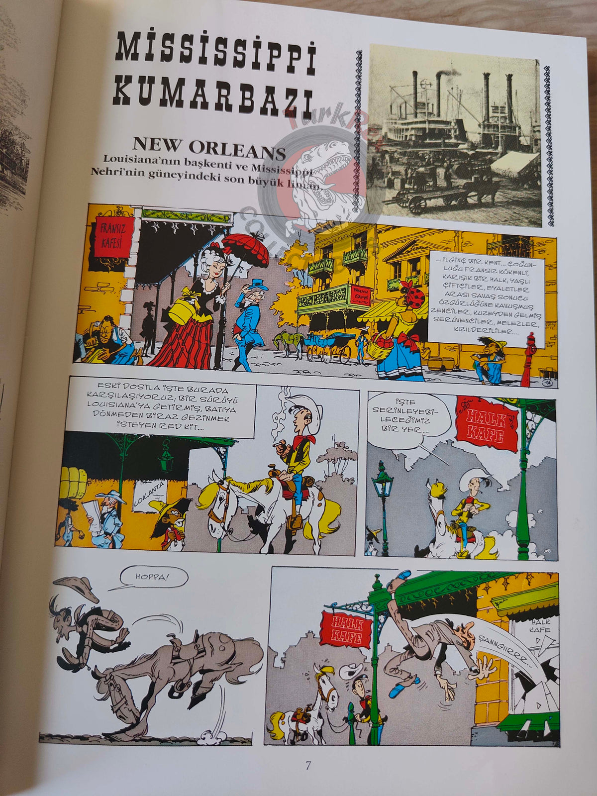 Lucky Luke – L'integrale #6 Turkish Comic Turkey En Remontant Le Mississippi