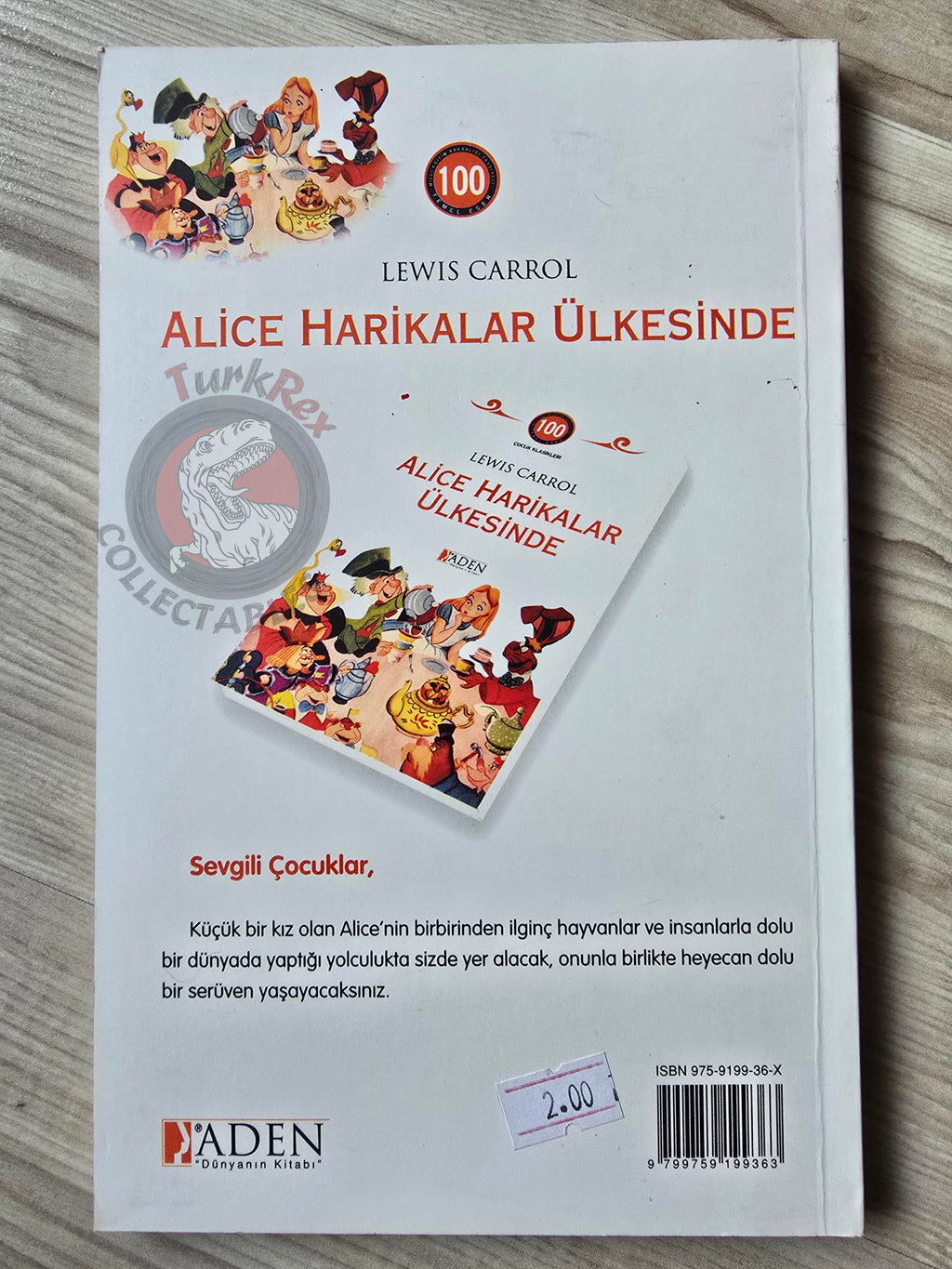 Lewis Carroll – Alice in Wonderland 2006 Turkish Book Turkey