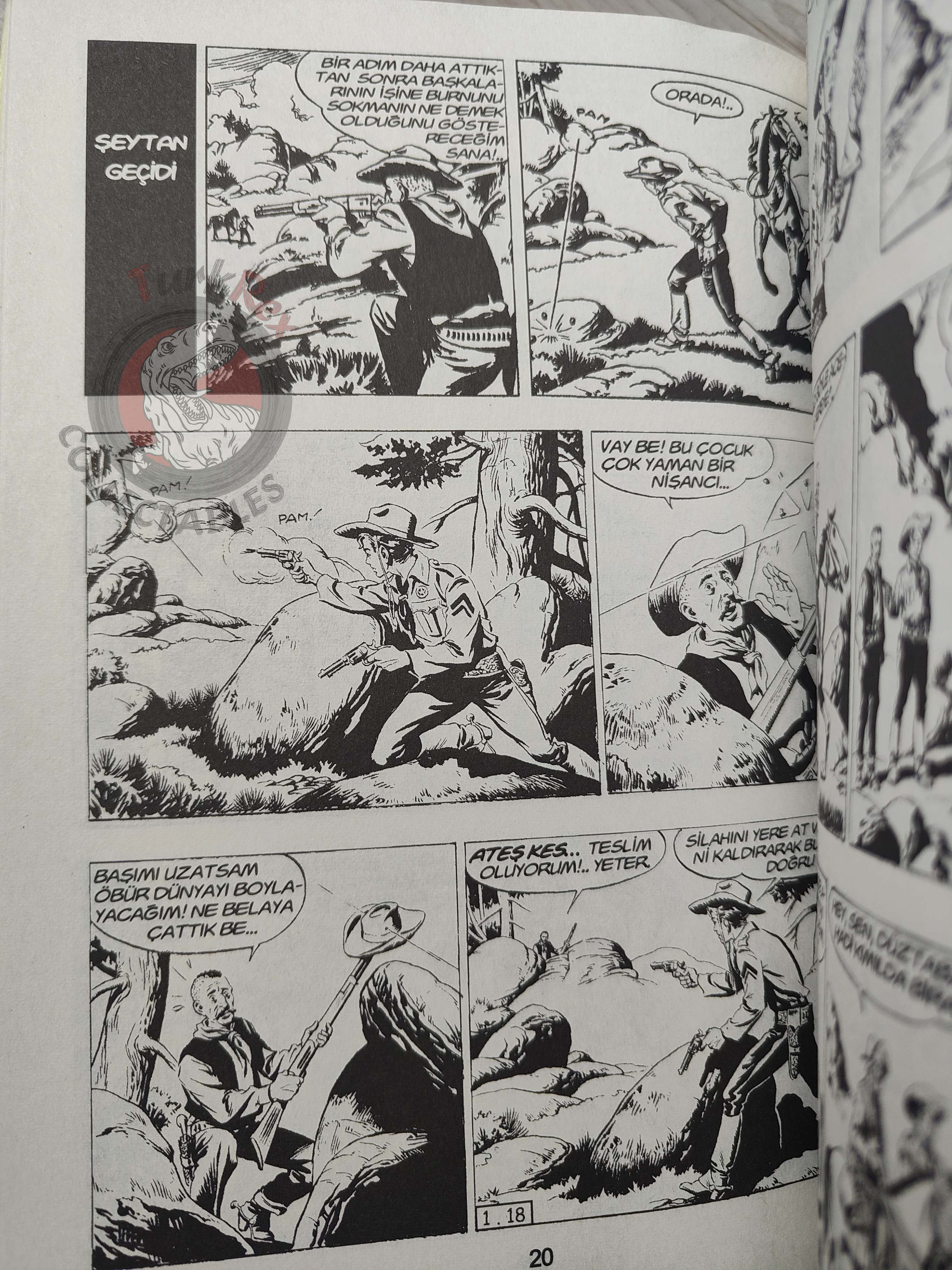 Capitan Miki #1 Il Ranger del Nevada Turkish Comic Turkey EsseGesse 2007