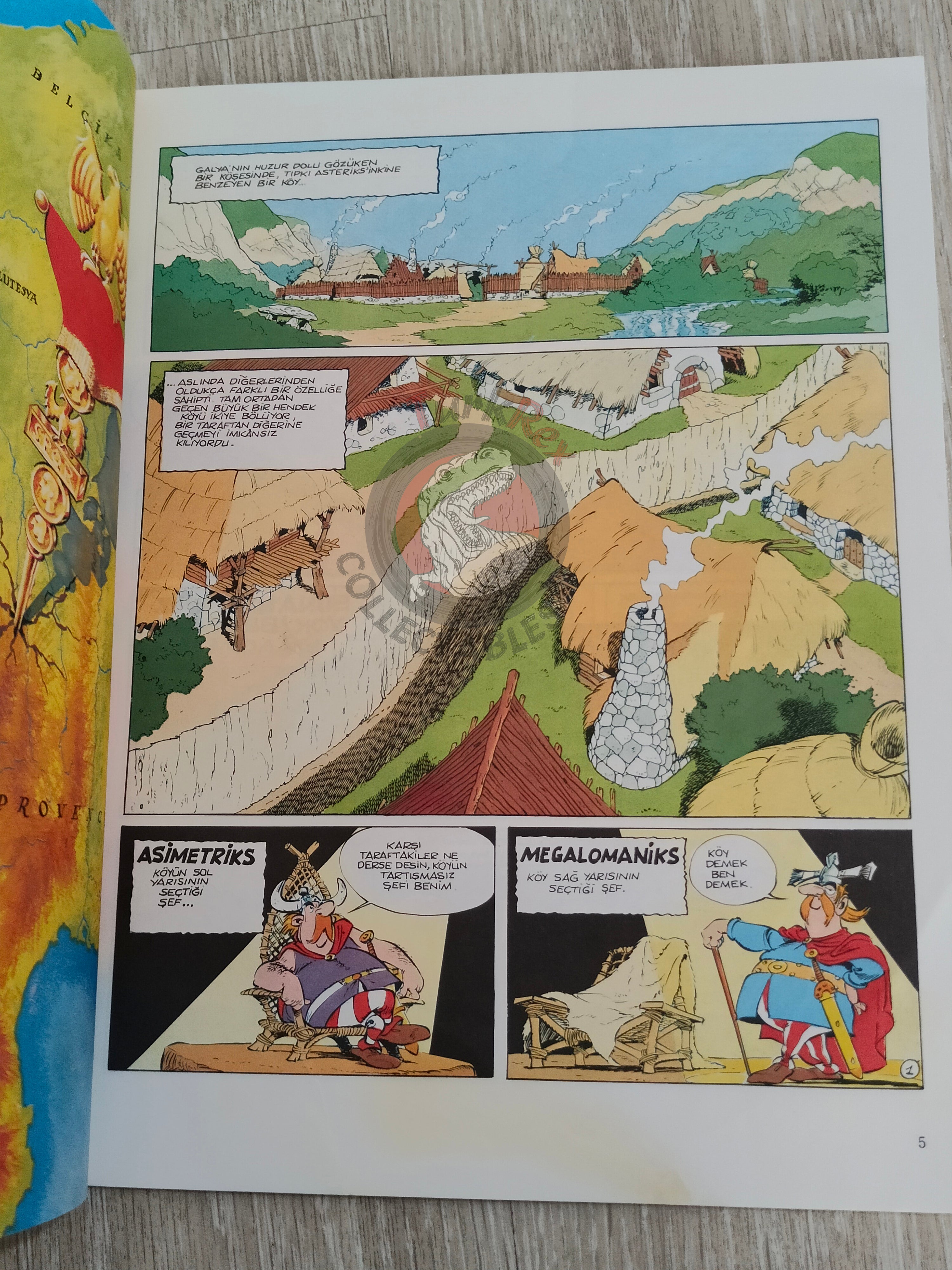 Asterix – Asterix and the Great Divide 1996 1st Edition Turkish Edition Comic Turkey